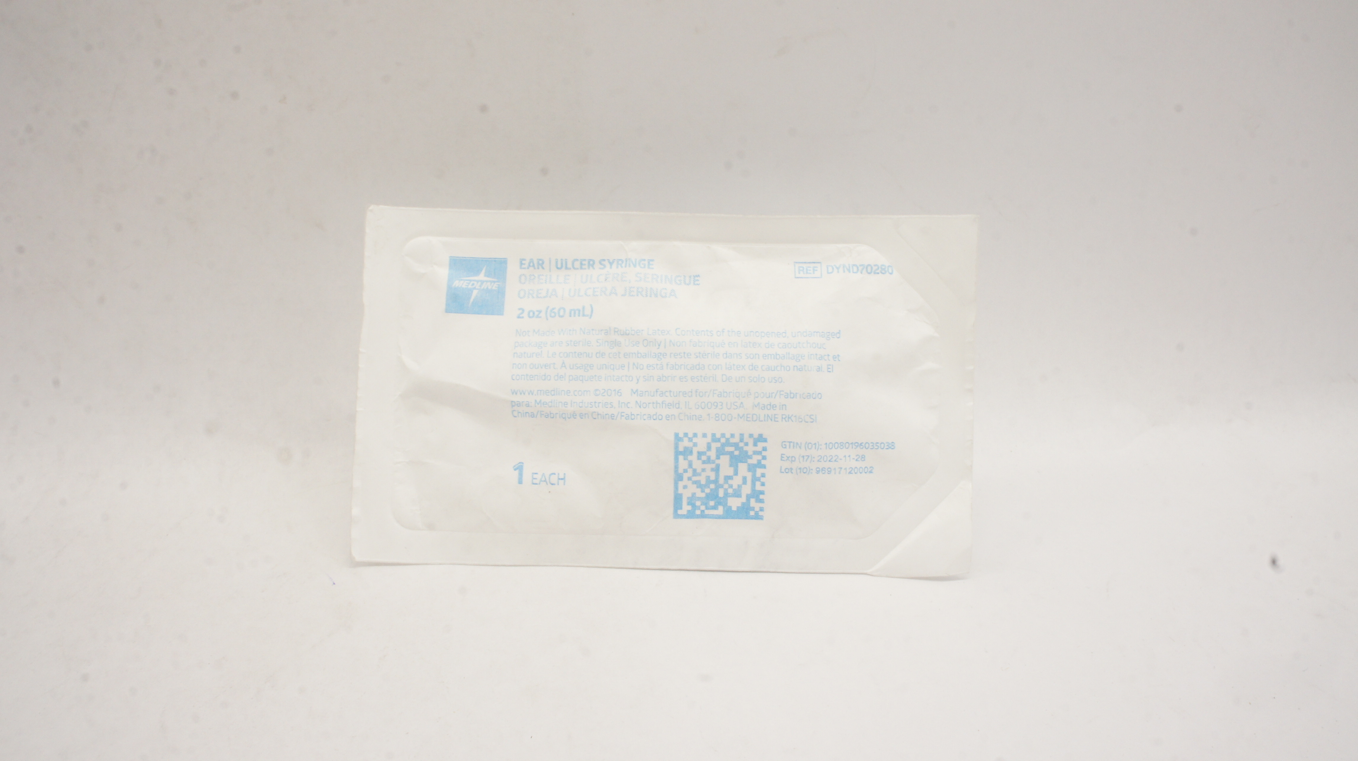 Medline DYND70280 Ear Ulcer Syringe 2oz