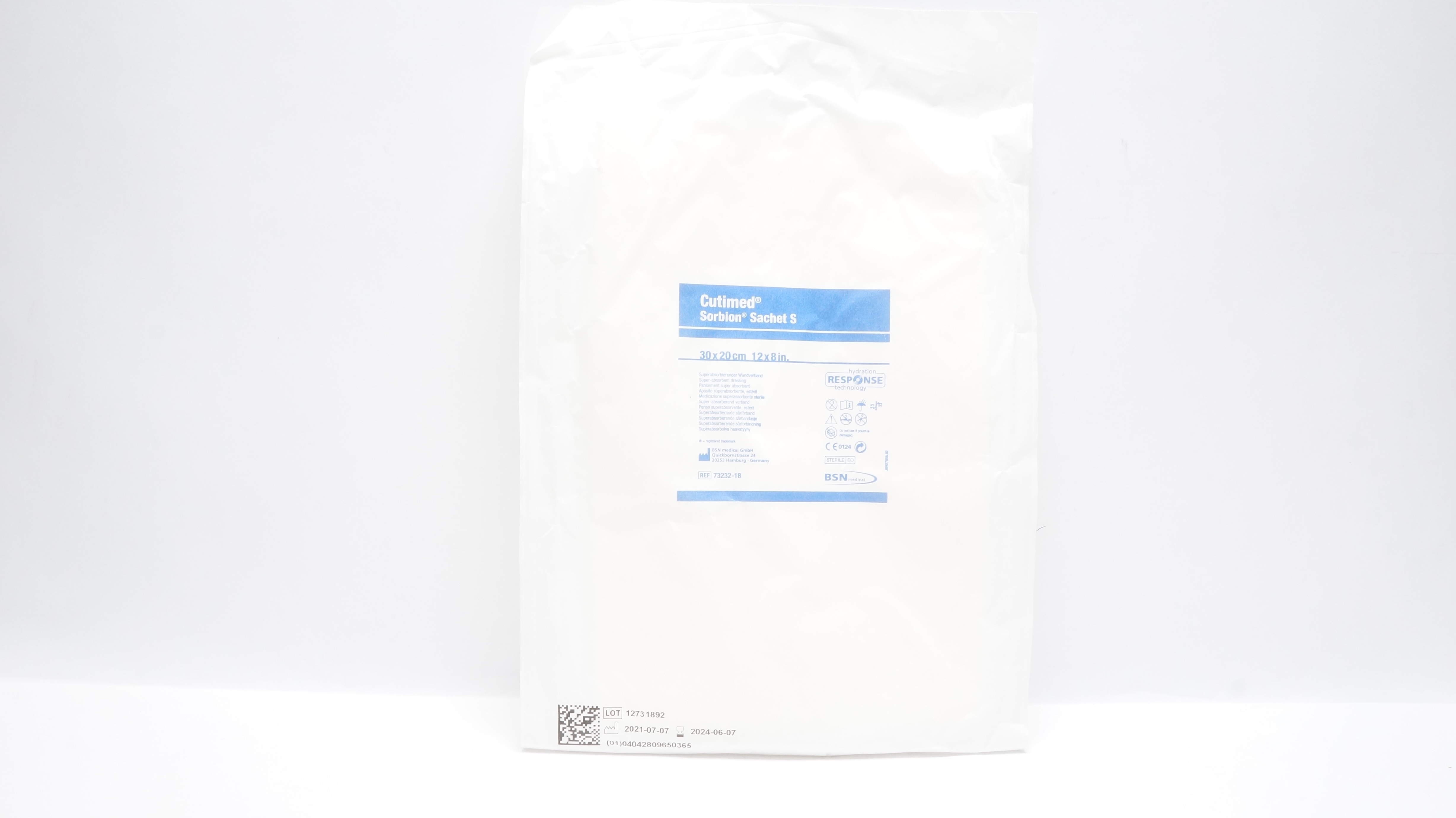 BSN Medical 73232-18 Cutimed Sorbion Super-absorbent Dressing 12 x 8inch (x)