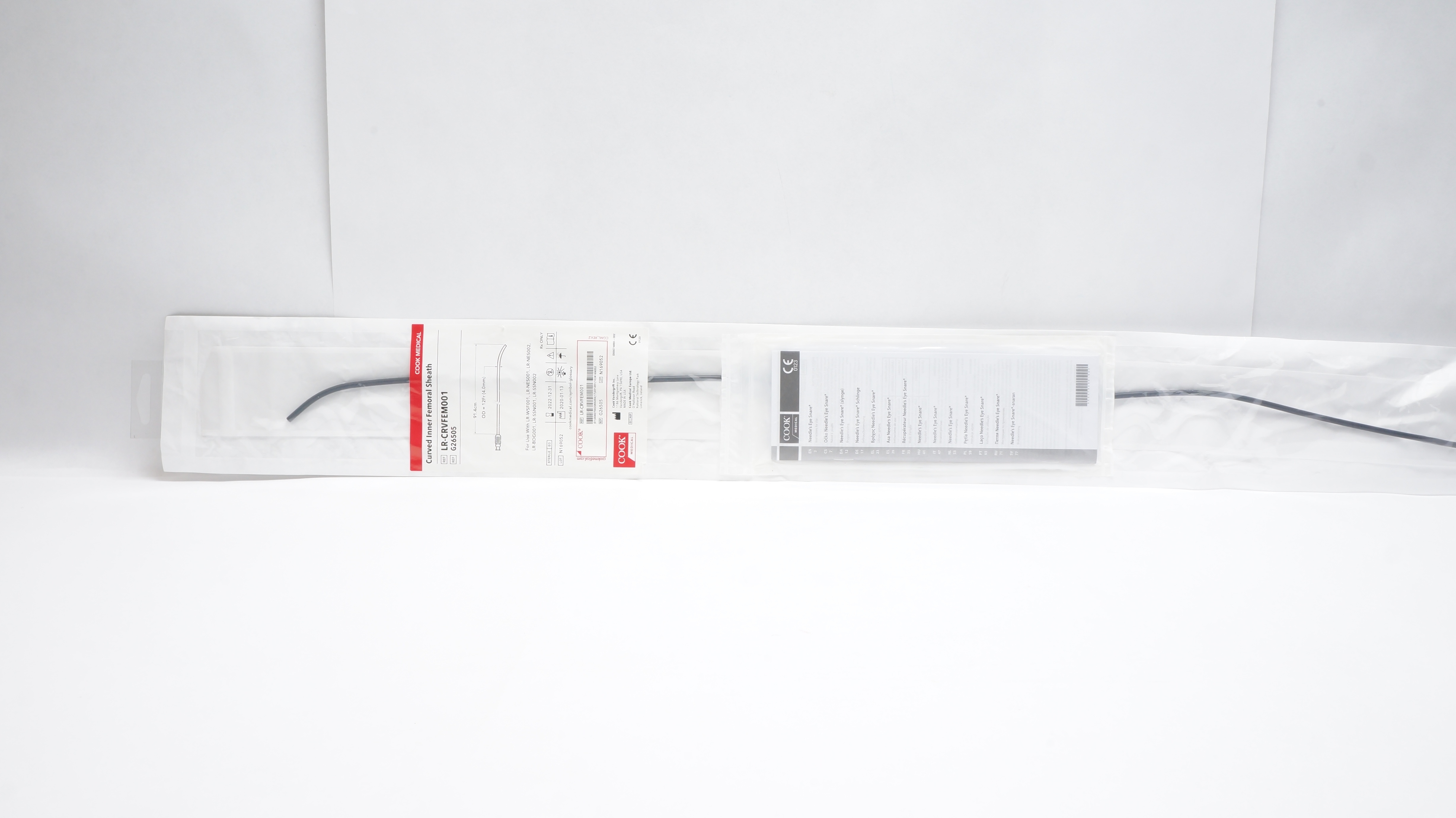 Cook Medical G26505 Curved Inner Femoral Sheath 91.4cm x 12Fr OD (x)