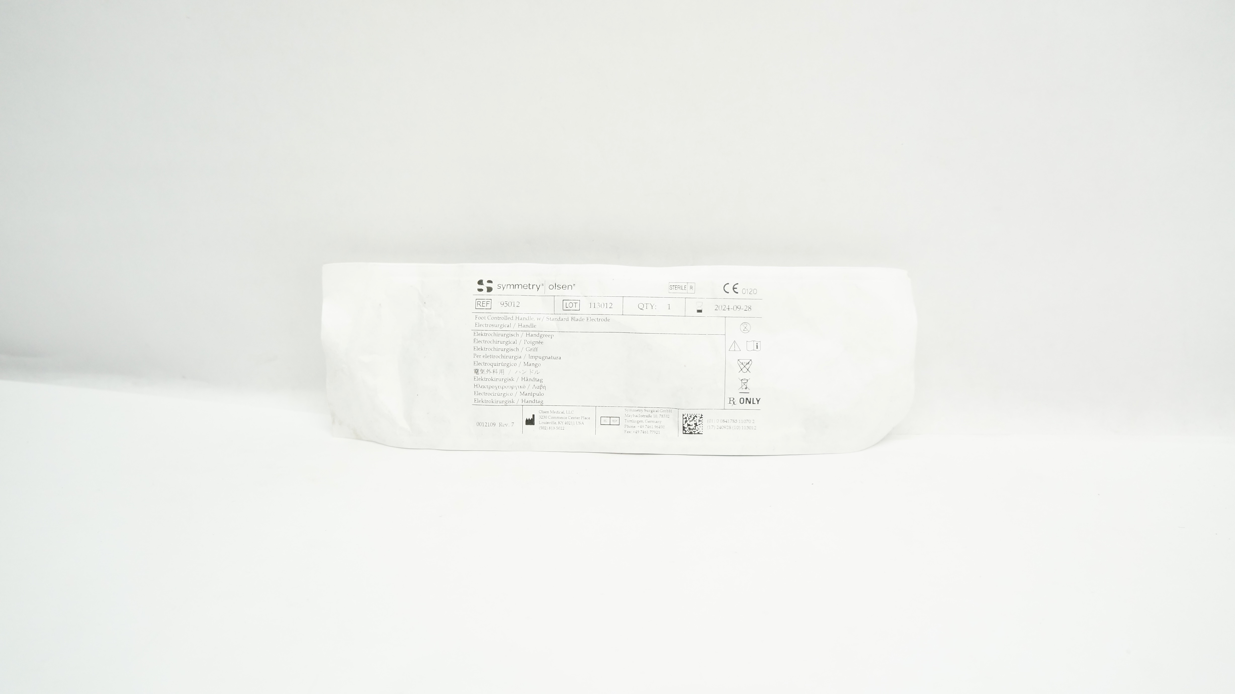 Olsen Medical 95012 Foot Controlled Handle Electrosurgical/Handle