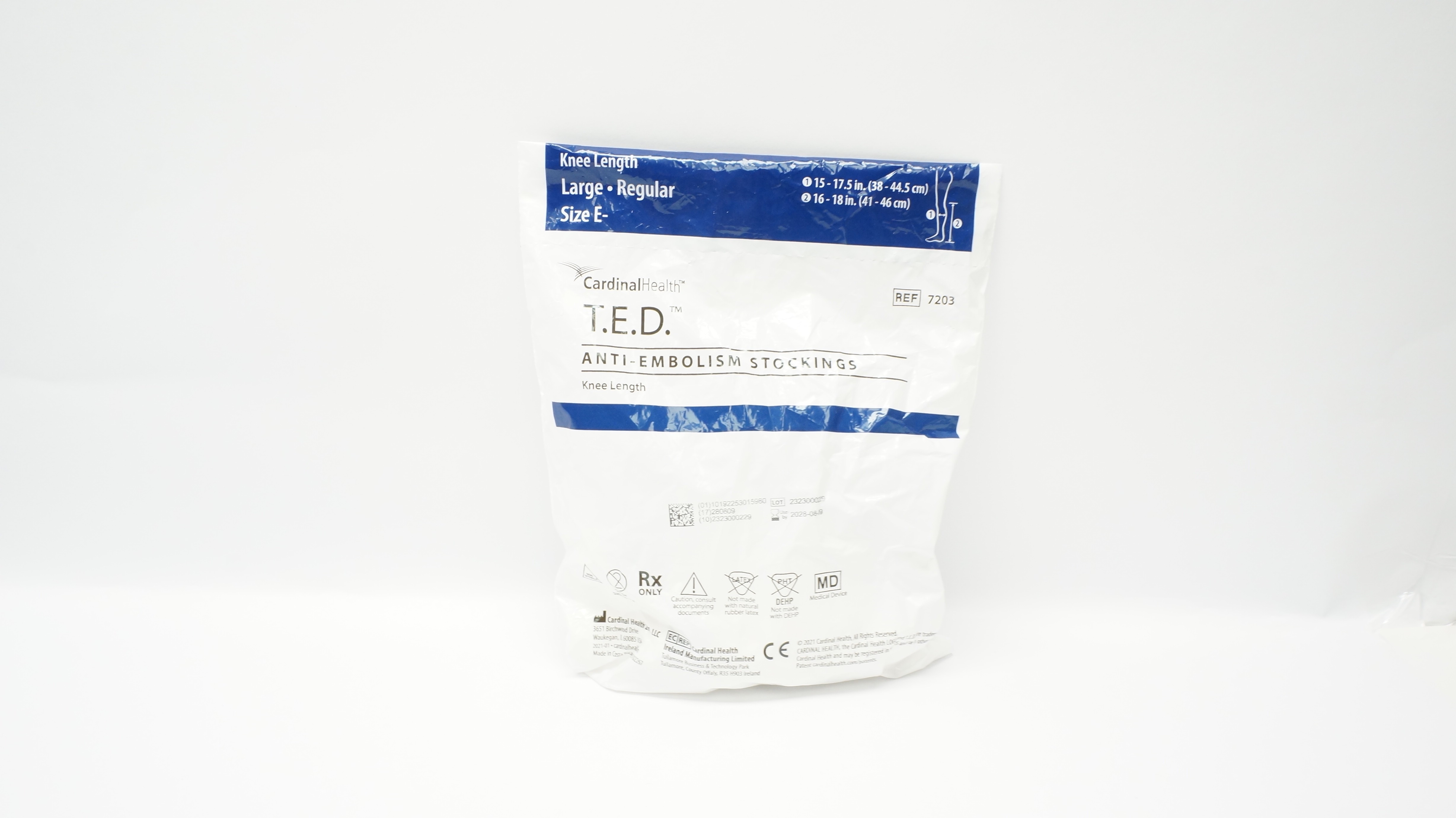 Cardinal Health 7203 T.E.D. Anti-Embolism Stockings Knee Length