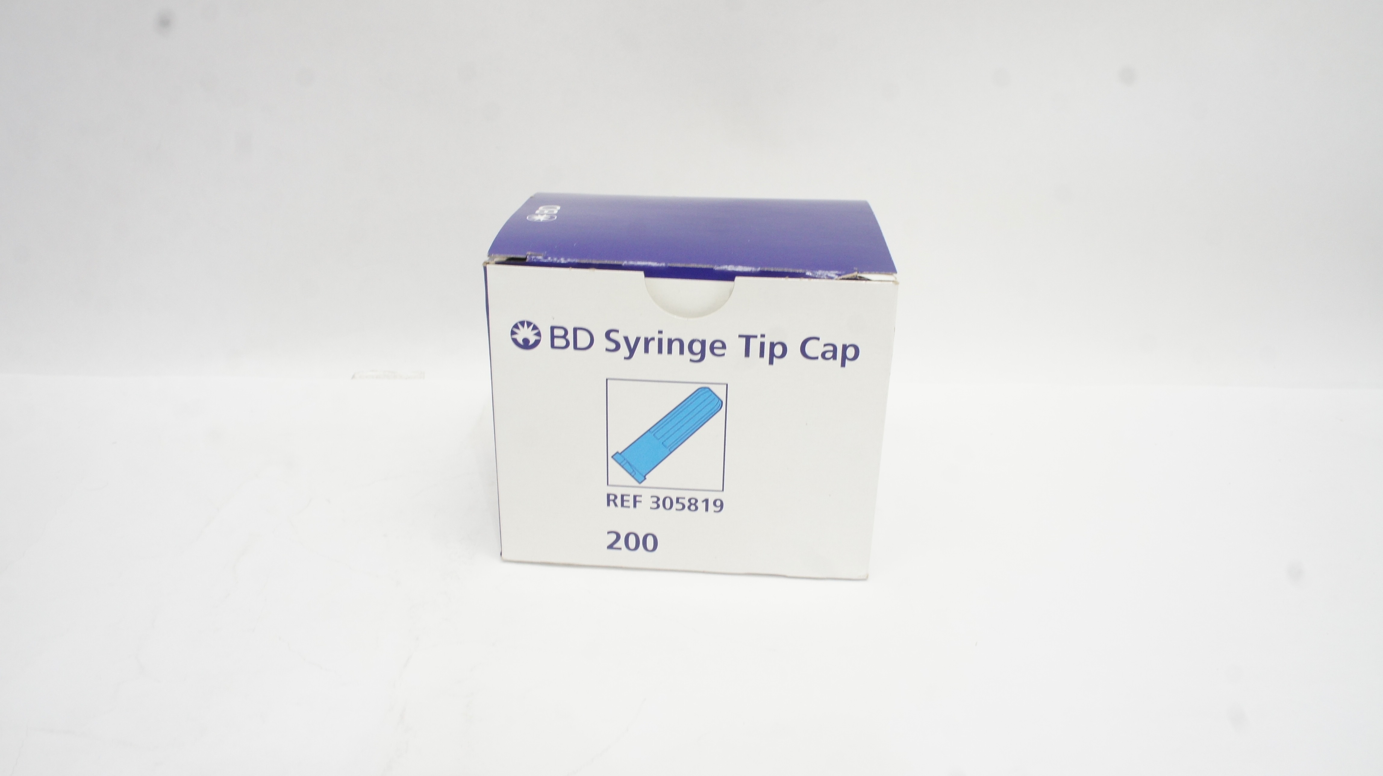 BD 305819 Syringe Tip Cap - Box of 200