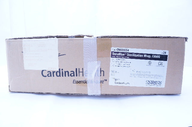 Cardinal Health CH600054 DuraBlue Sterilization Wrap 54 x 54inch - Box of 24