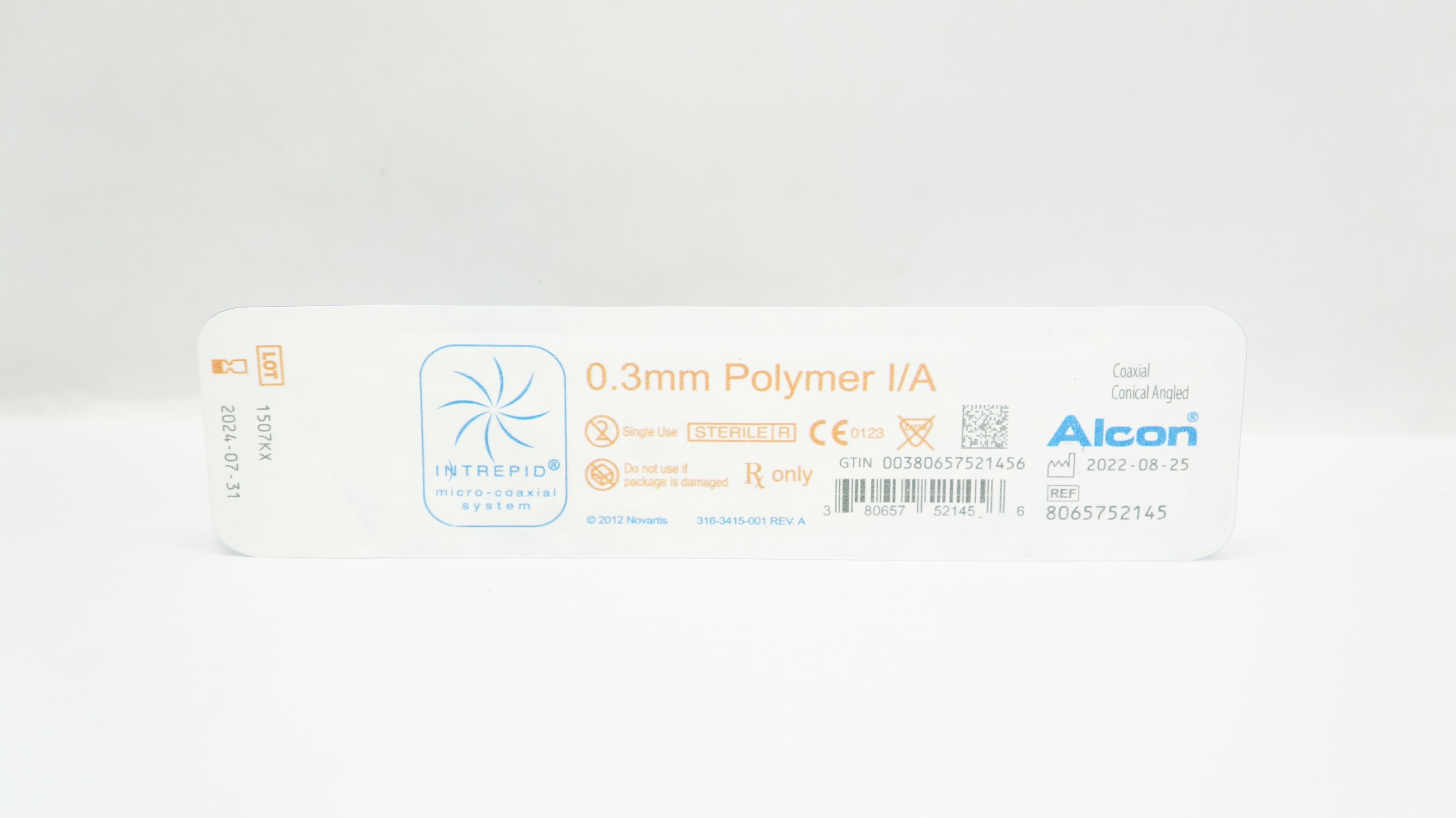 Alcon 8065752145 0.3mm Polymer I/A Coaxial Conical Angled