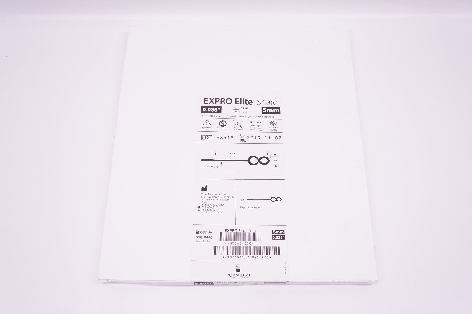 Vascular 8400 EXPRO Elite Snare 5mm x 0.035inch (x)