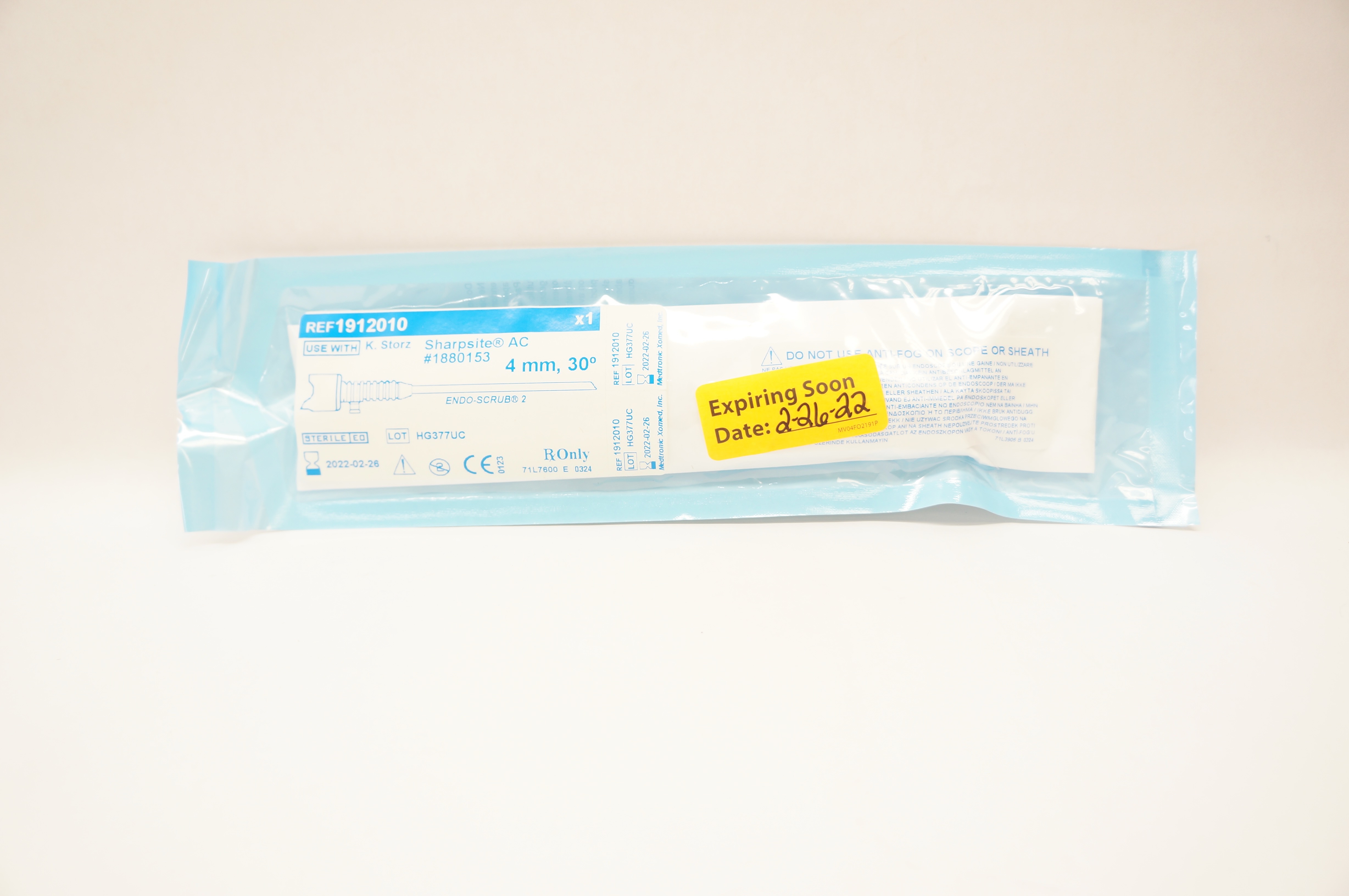 Medtronic 1912010 Sharpsite AC Endo-Scrub 2 4 mm 30 Degree (x)