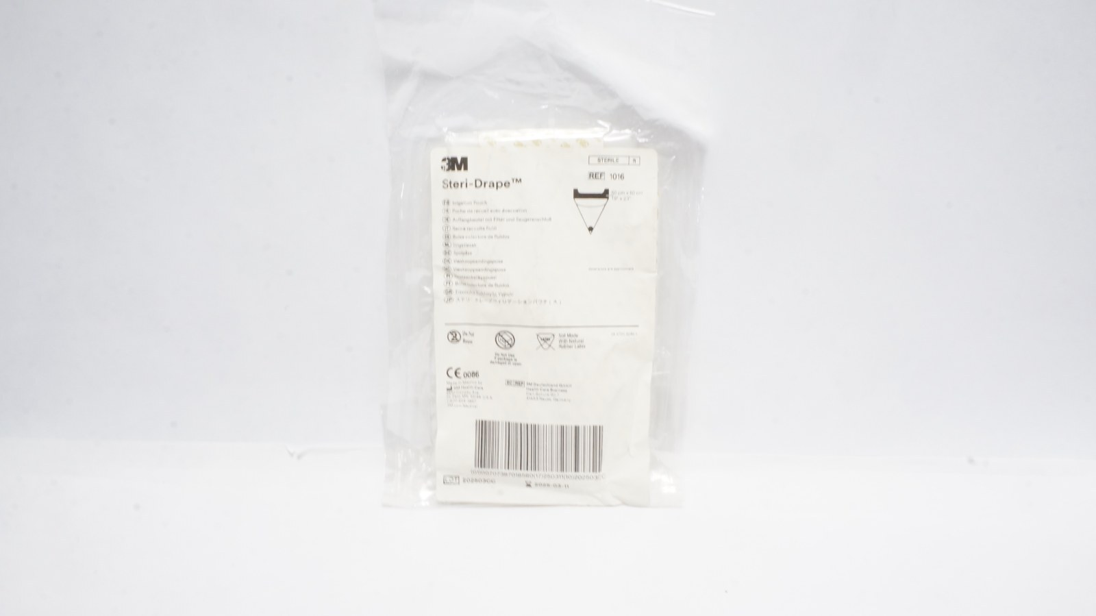 3M Steri-Drape REF 1016 Irrigation Pouch 50 cm x 60 cm Sterile