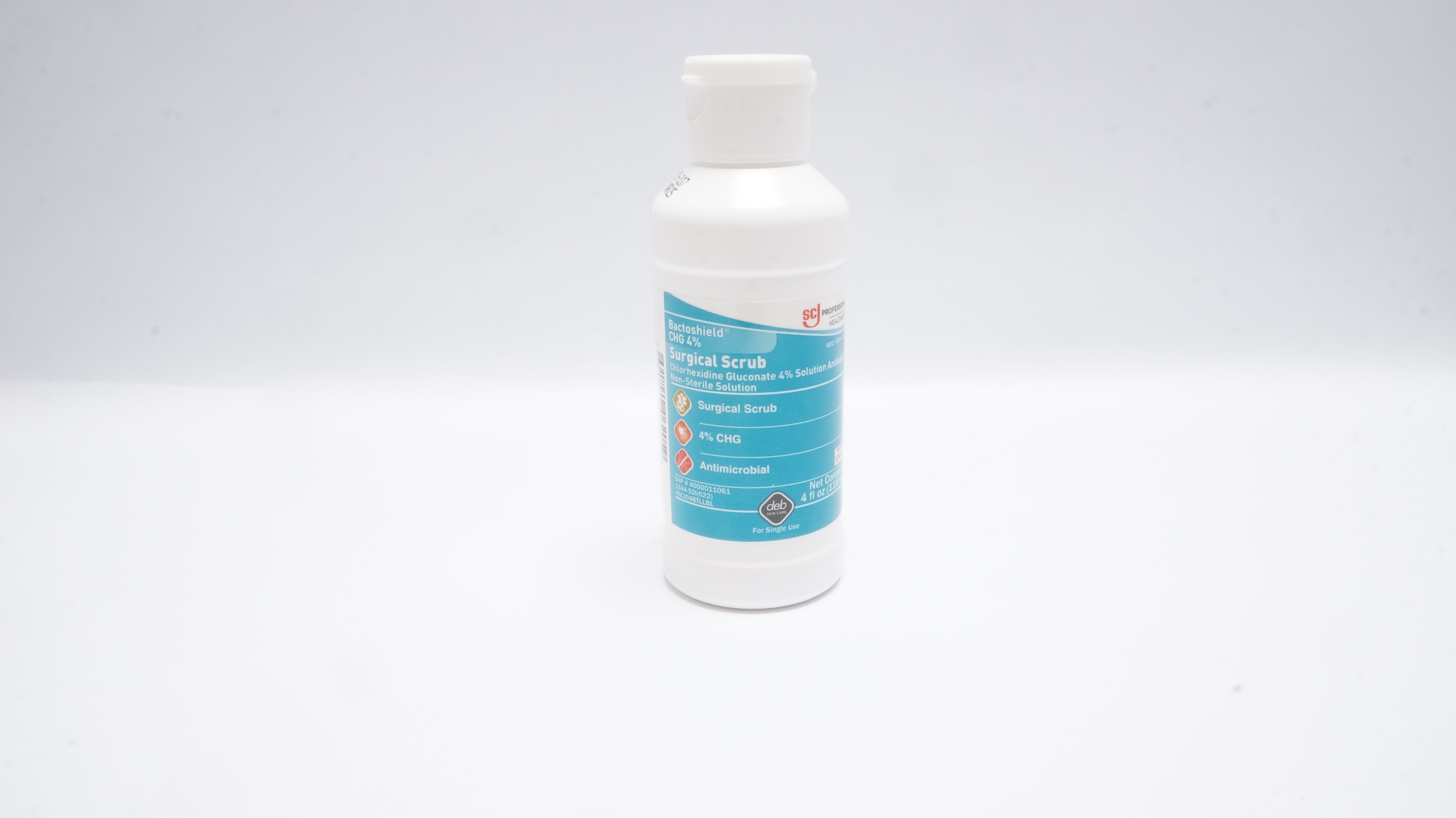 SCJ  Bactoshield CHG 4% Surgical Scrub