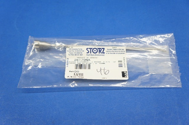 Karl Storz 28179NA Suture Attachment, Straight, Distal Tip Curved 5mm in Height
