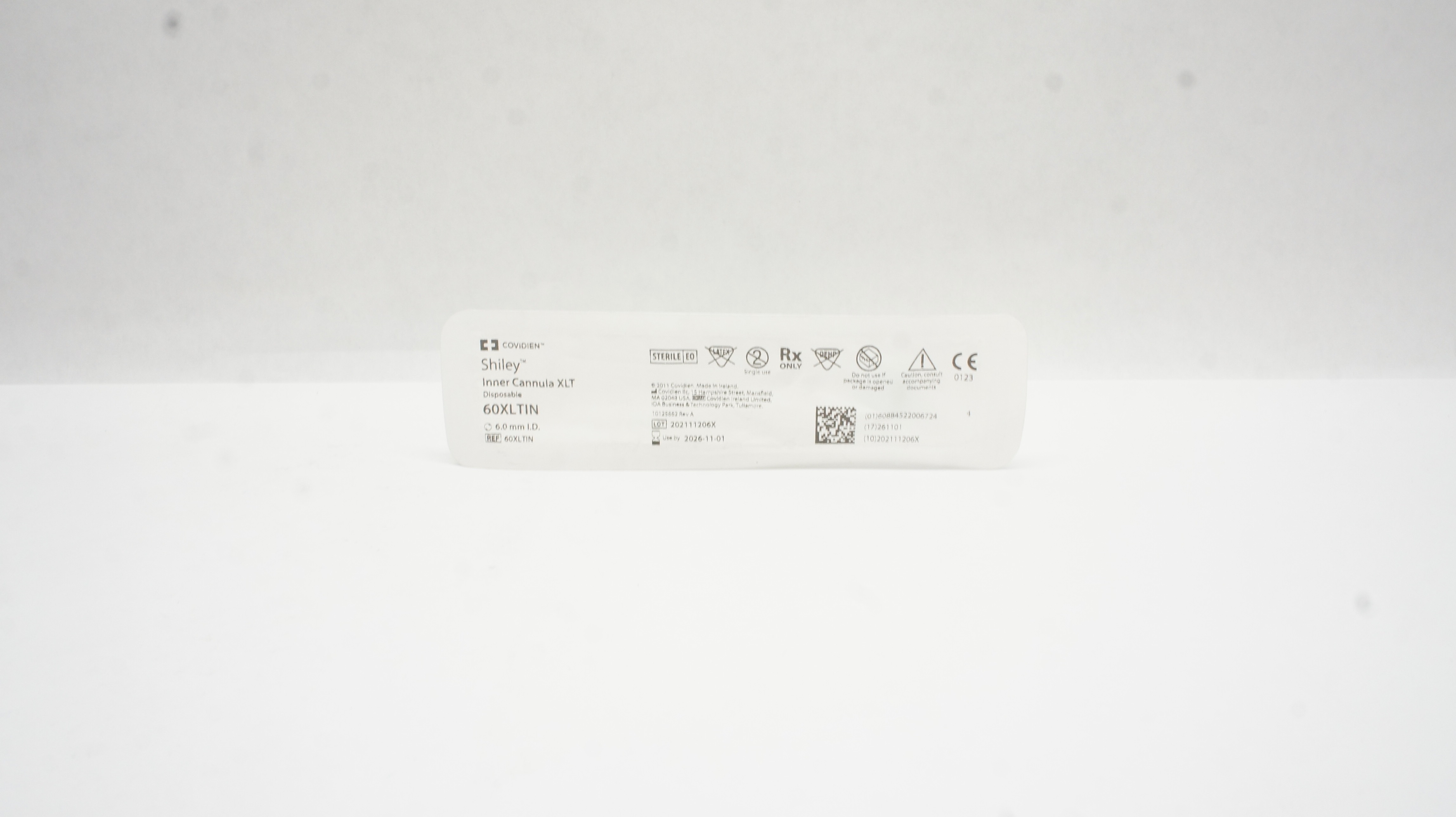 Covidien 60XLTIN Shiley Inner Cannula XLT Disposable 6.0mm ID