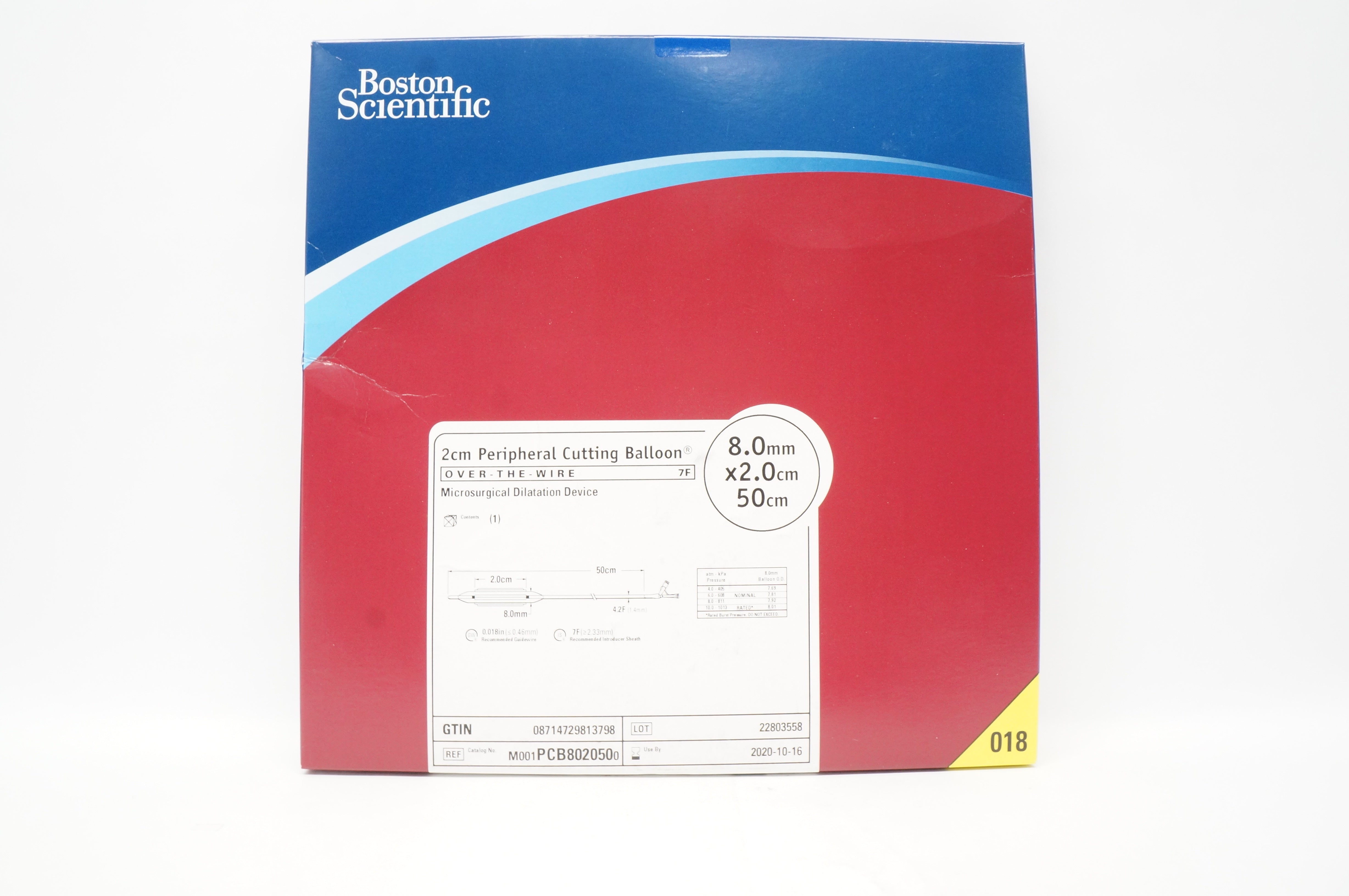 Boston Scientific M001PCB8020500 Microsurgical Device 8.0mm x 2.0 cm x 50 cm (x)