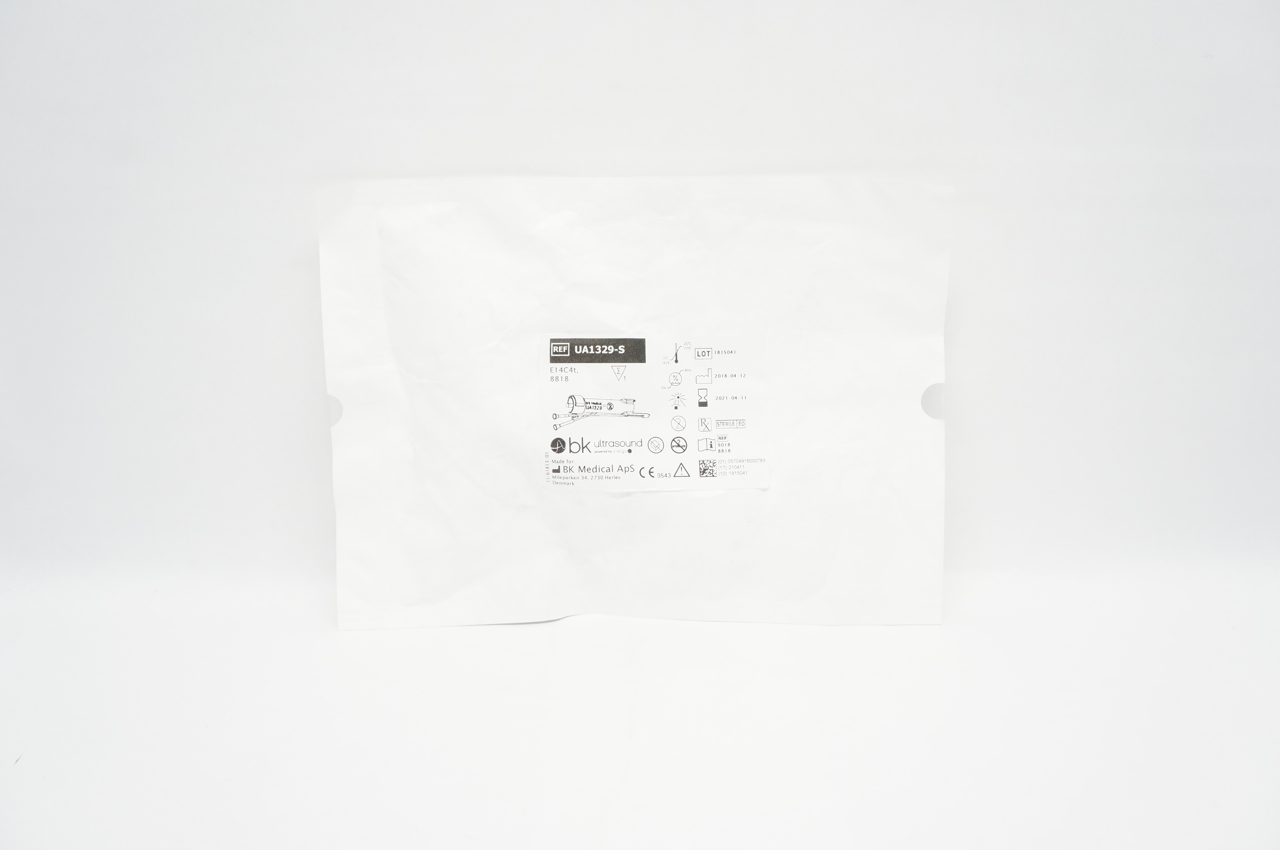 BK Medical UA1329-S Dual Biopsy Ndle. Guide (x)