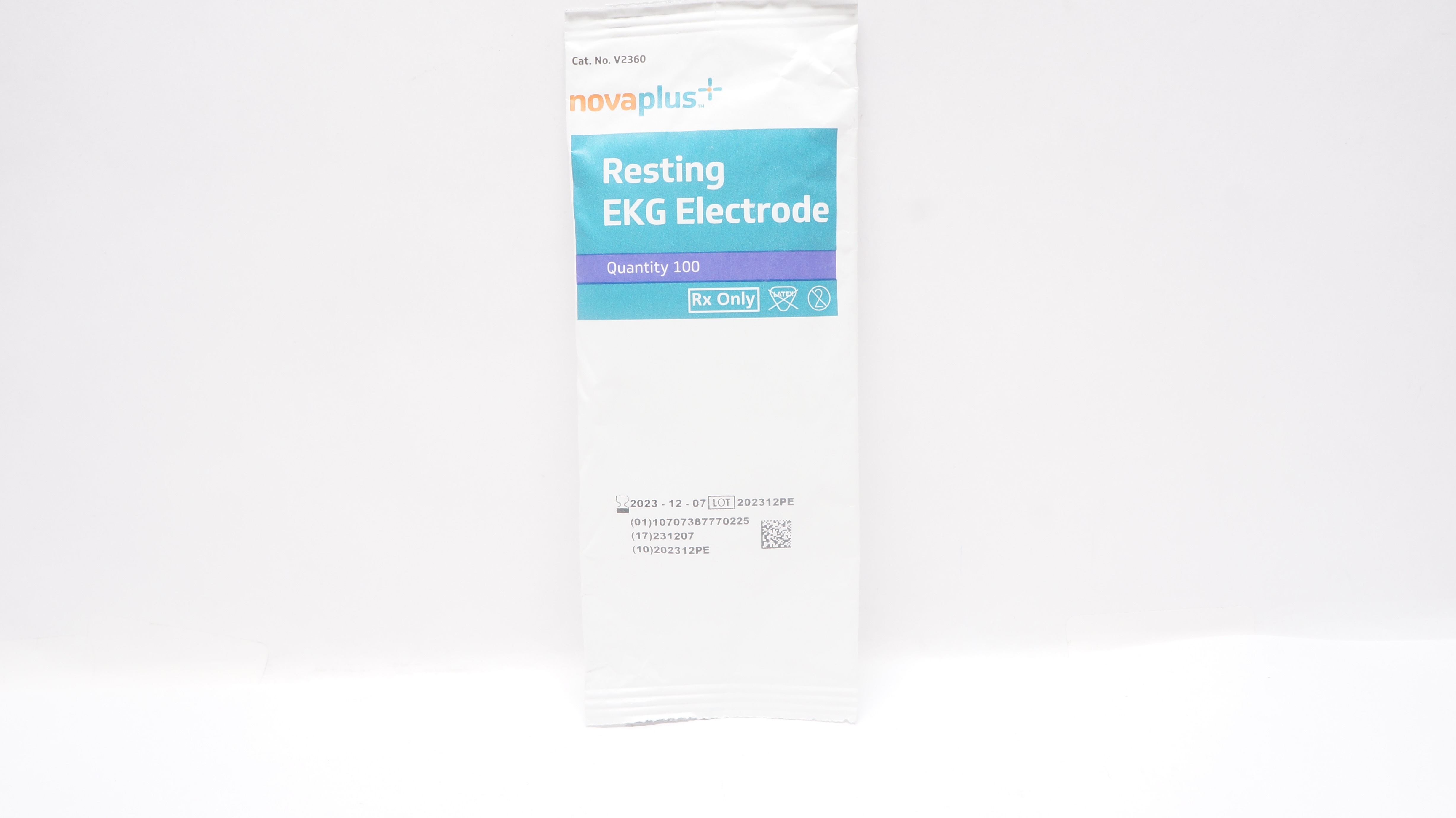 3M V2360 Novaplus Resting EKG Electrode - Pack of 100