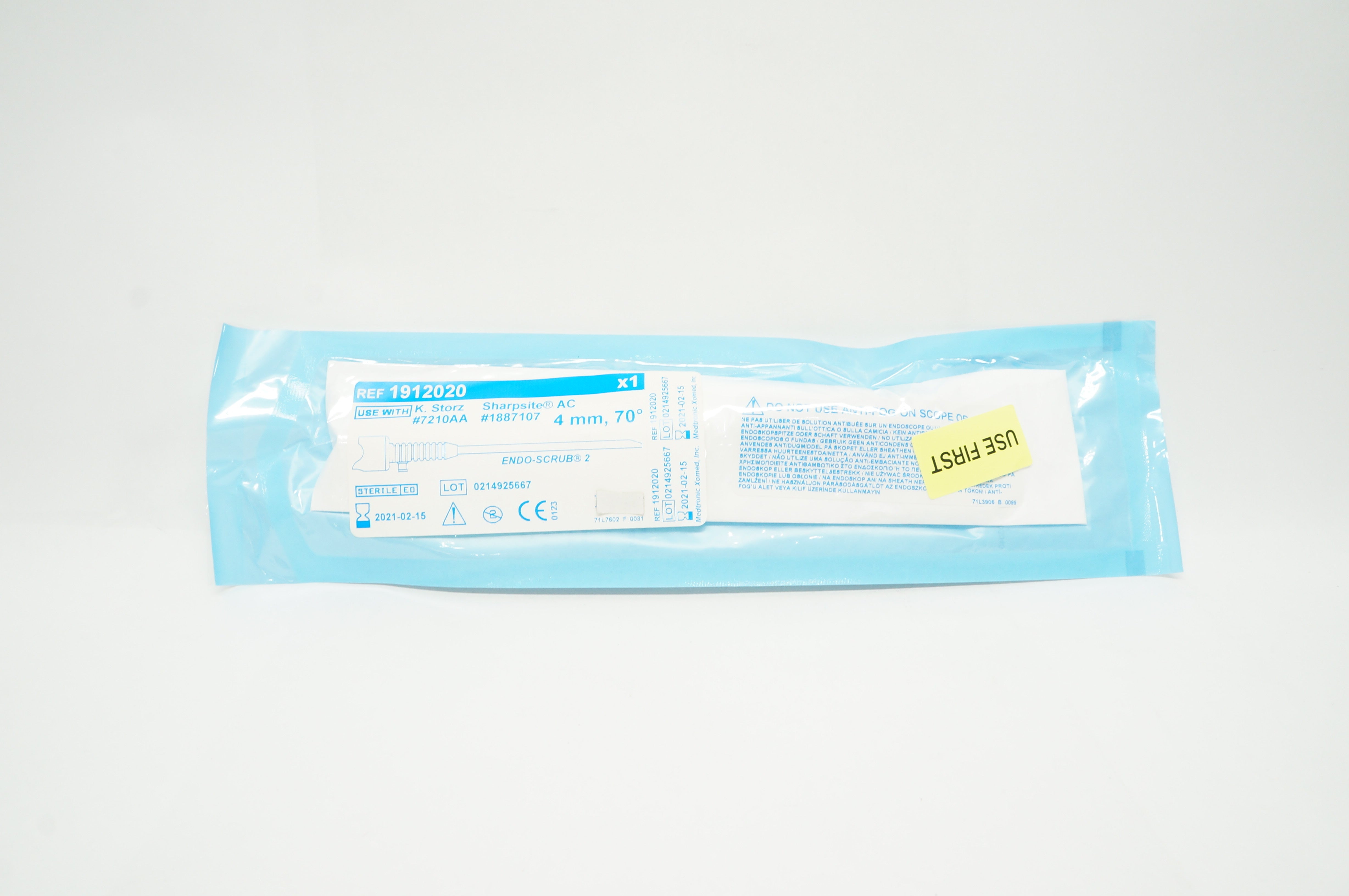 Medronic 1912020 K.Storz Sharpsite AC Endo-Scrub 2 Sheath 4mm, 70 degree (x)