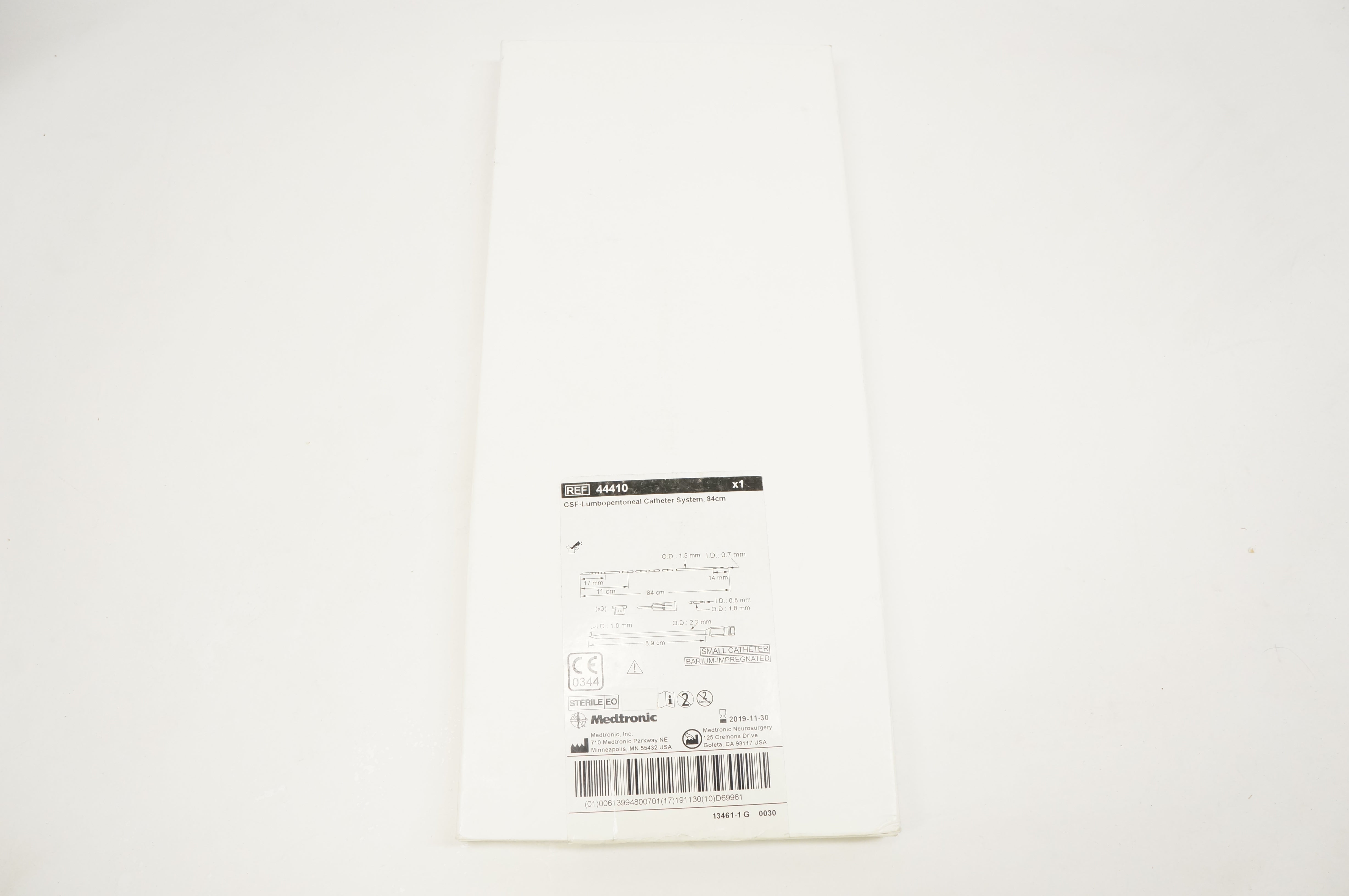 Medtronic 44410 CSF-Lumboperitoneal Cath. System, 84cm (x)
