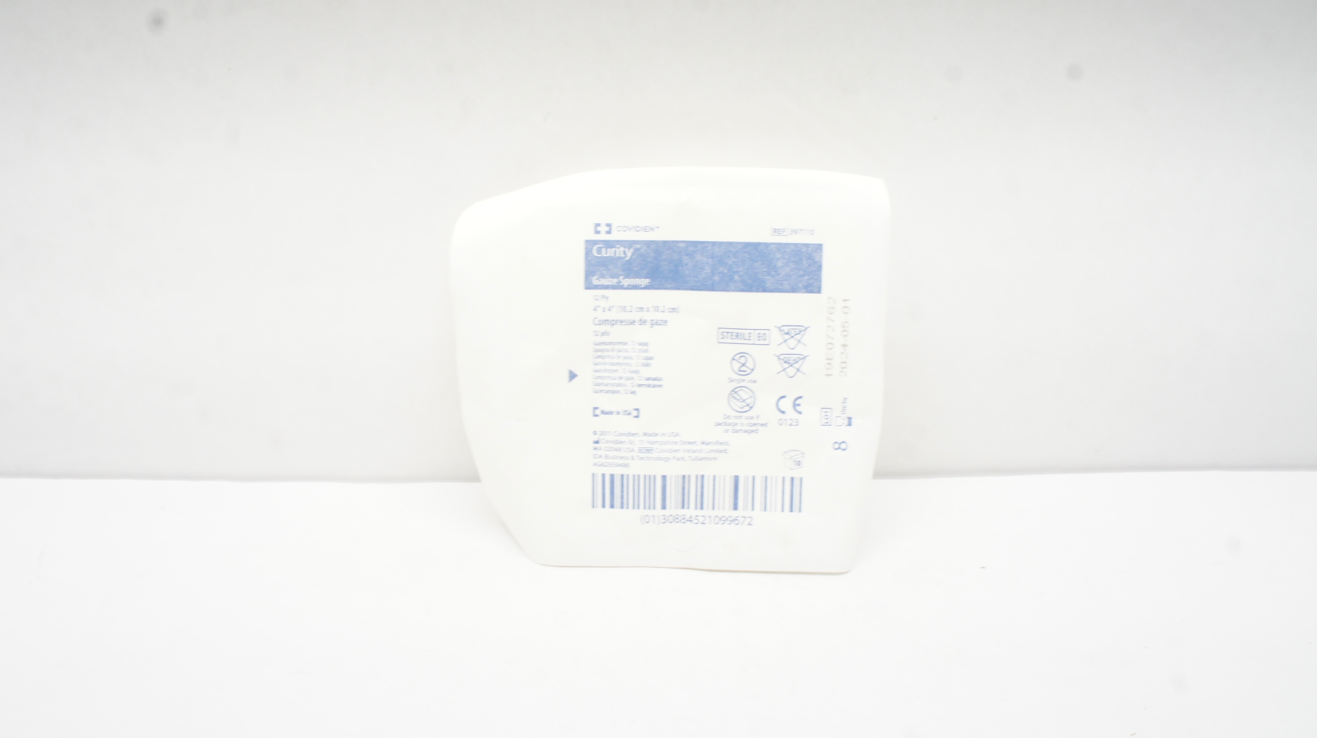 Covidien 397110 Curity Gauze Sponge 12 Ply 4inch x 4inch - Pack of 10