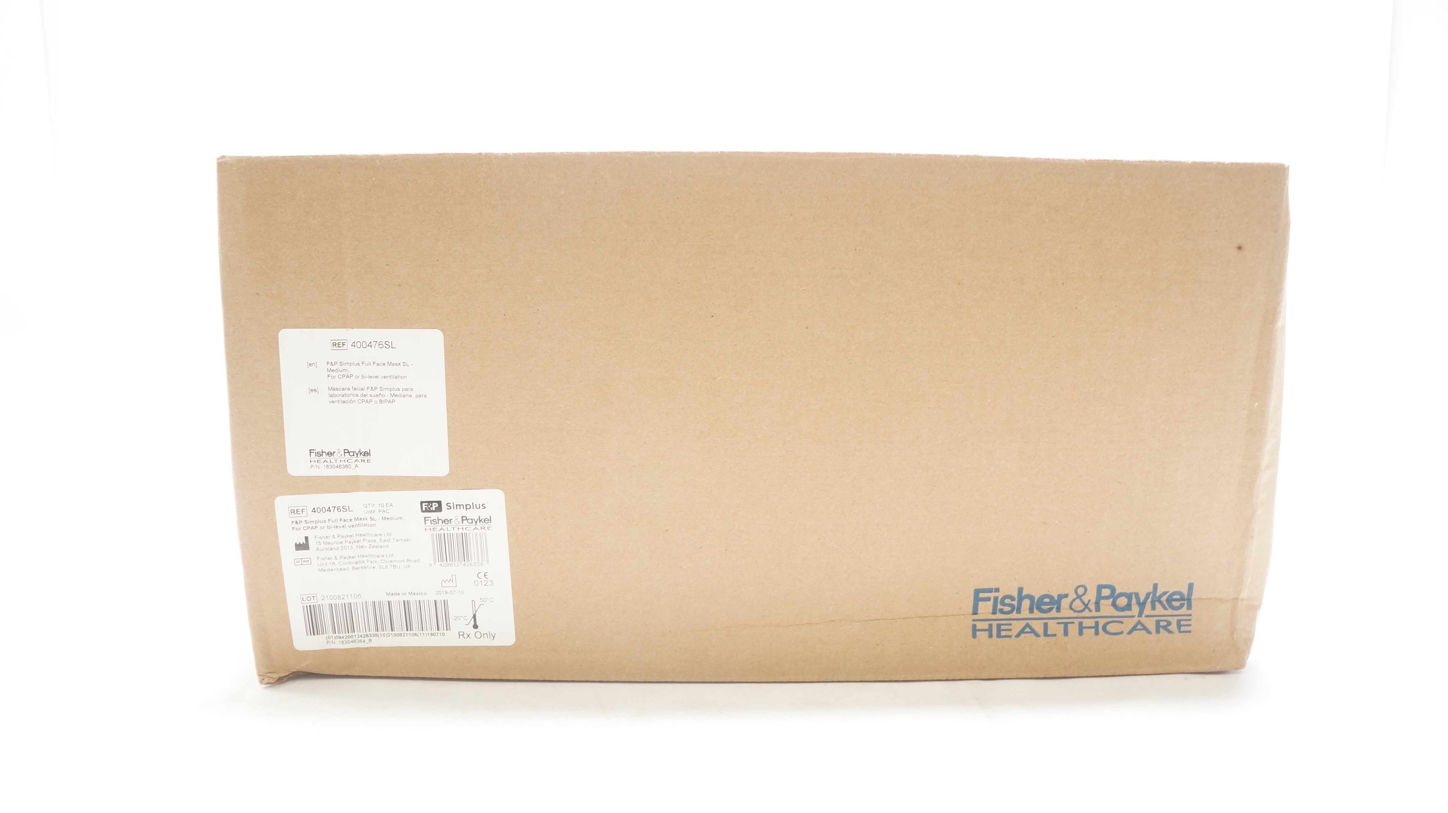 Fisher & Paykel 400476SL F&P Simplus Full Face Mask SL- Medium - Box of 10