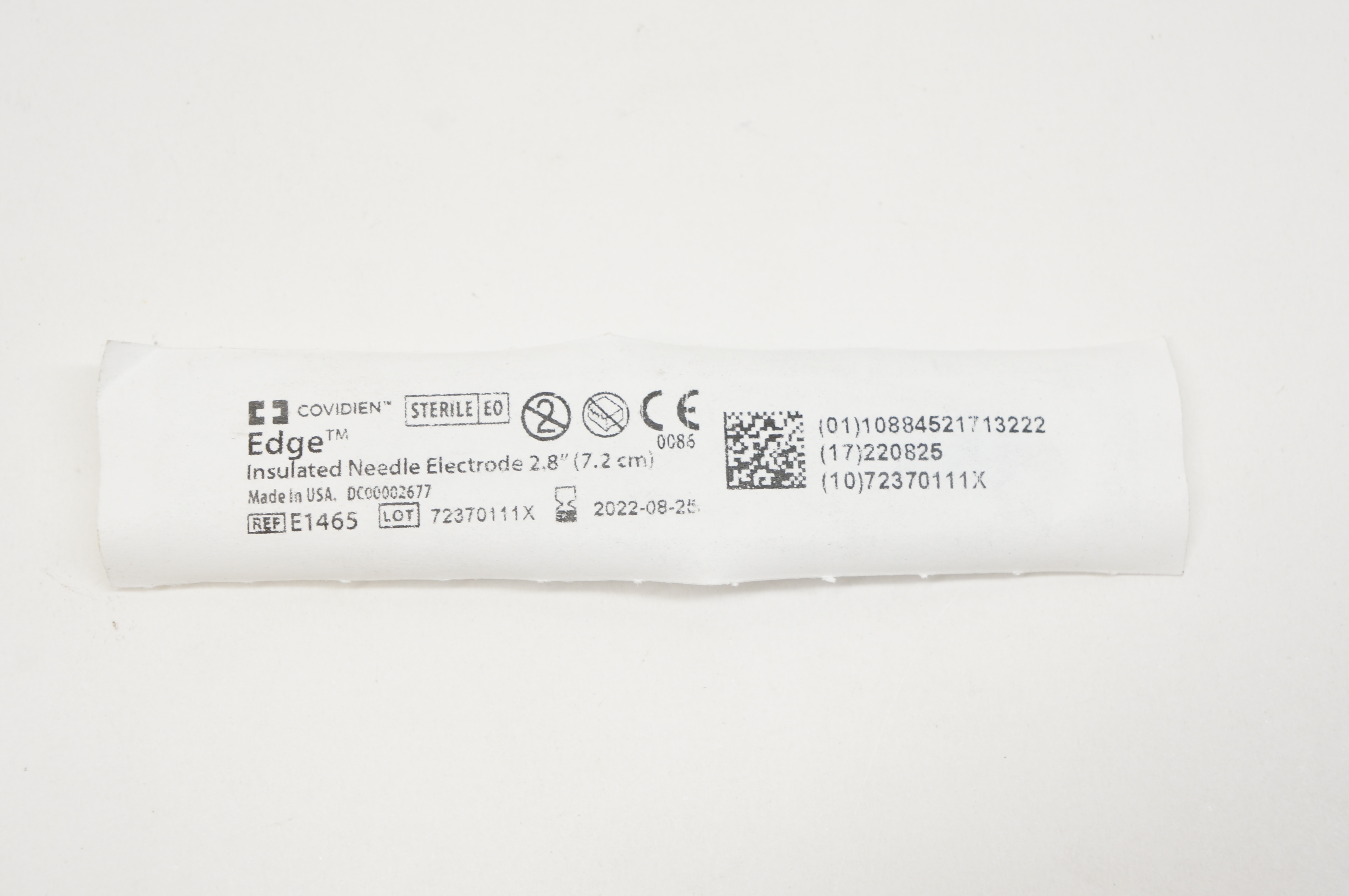 Covidien E1465 Edge Insulated Ndle Electrode 2.8inch (x)