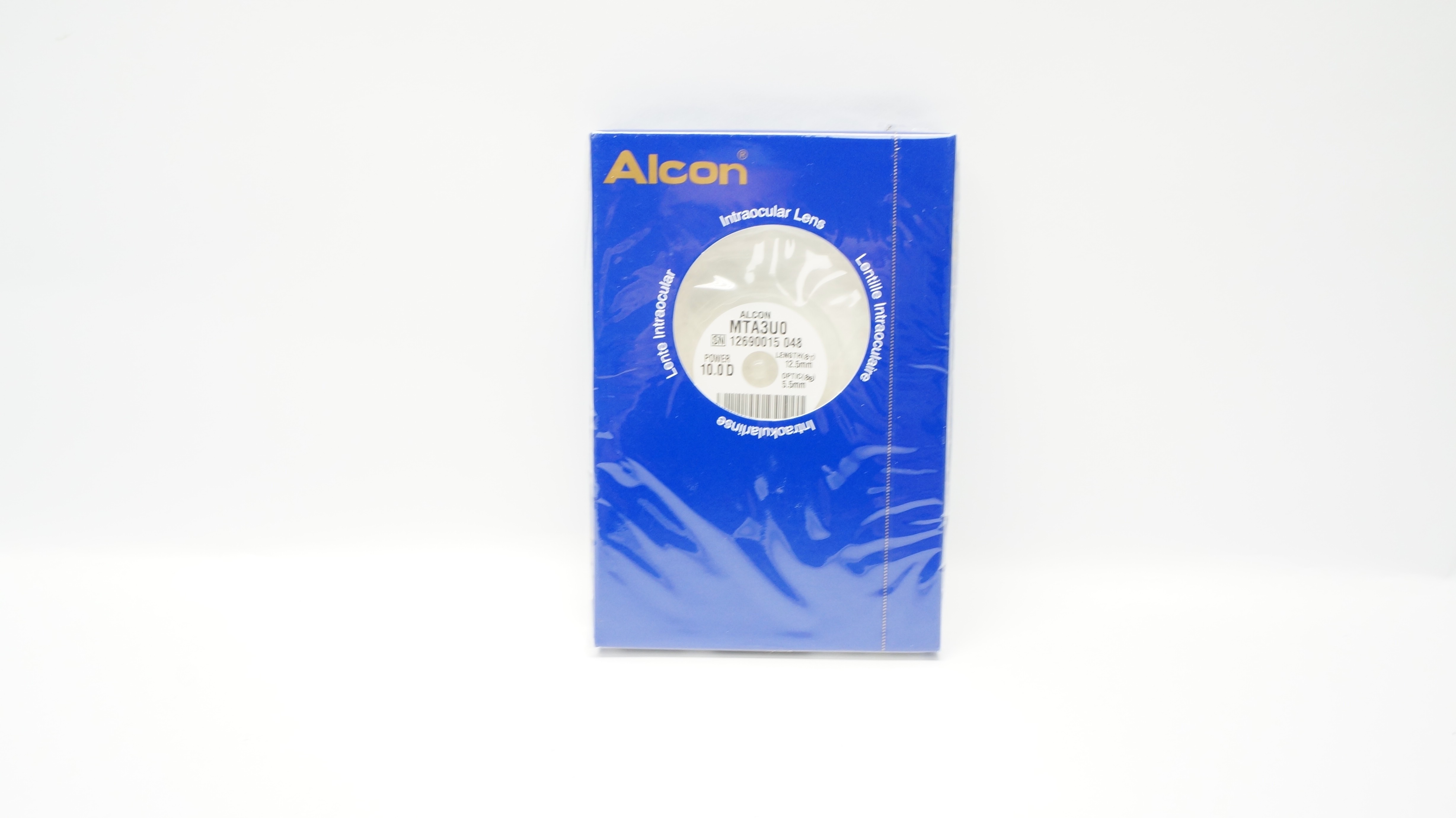 Alcon MTA3U0 Intraocular Lens 10.0D, Length 12.5mm Optic 5.5mm (x)