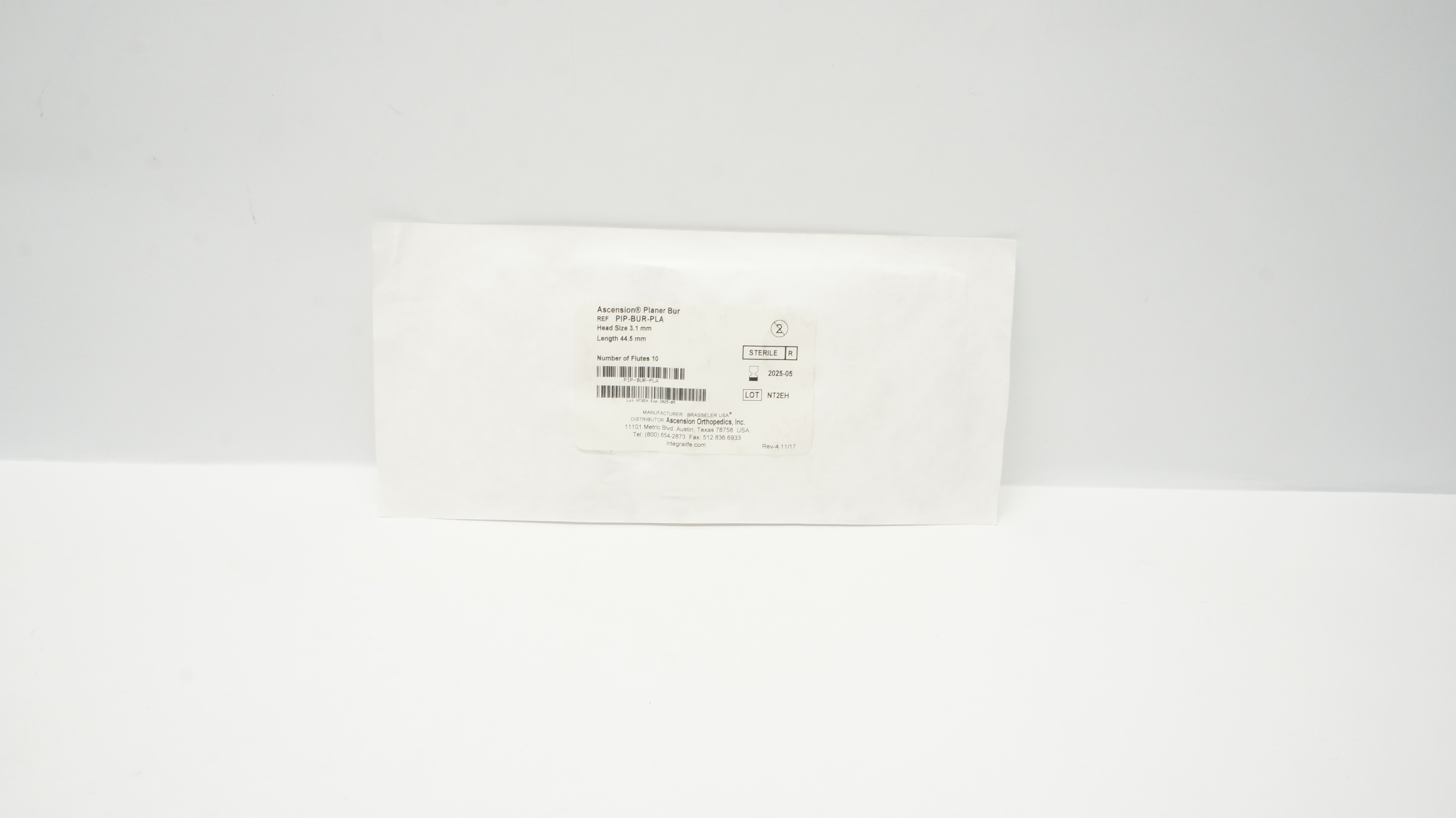Brasseler PIP-BUR-PLA Ascension Planer Bur 3.1mm x 44.5mm