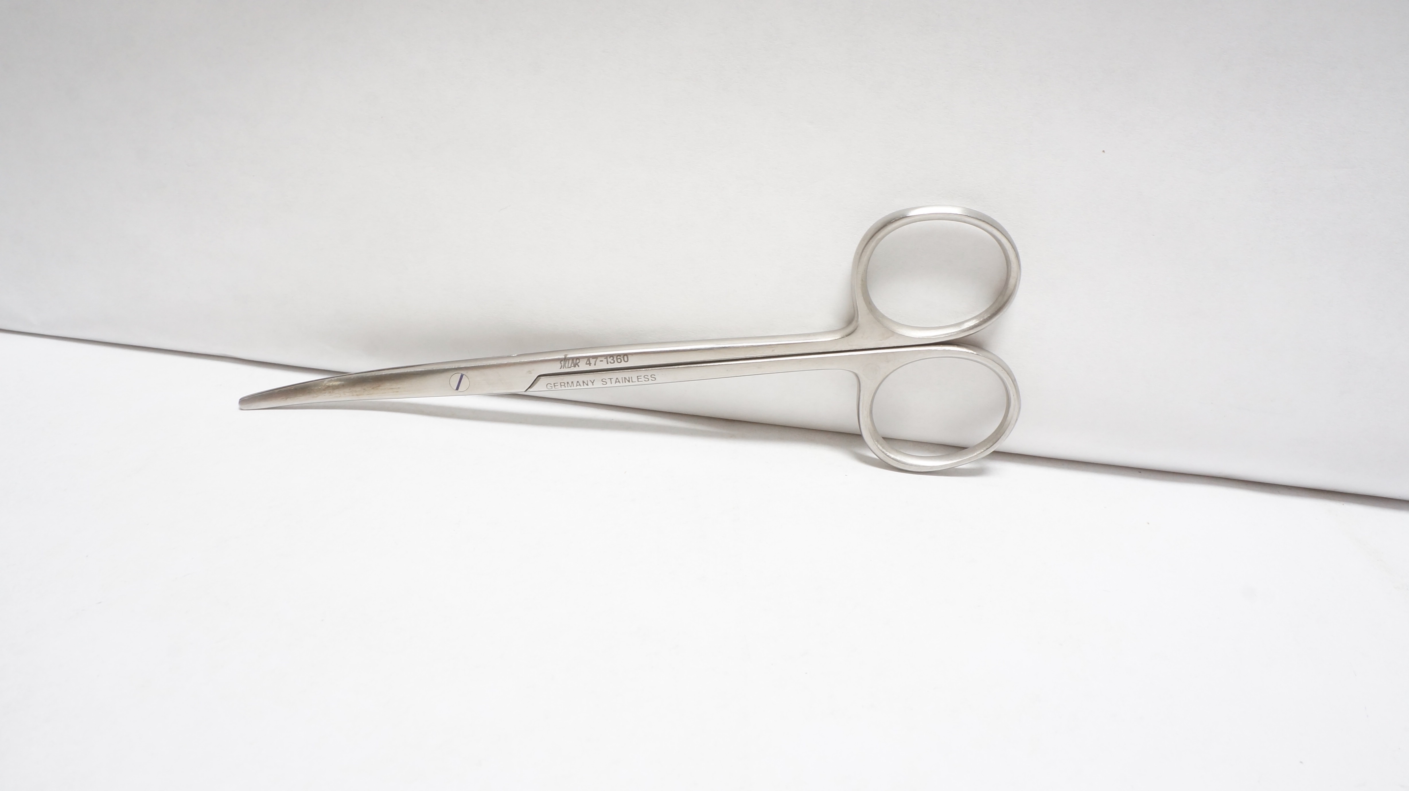 Sklar 47-1360 Metzenbaum Lahey Scissors, 6In Curved Stainless Steel Surgical
