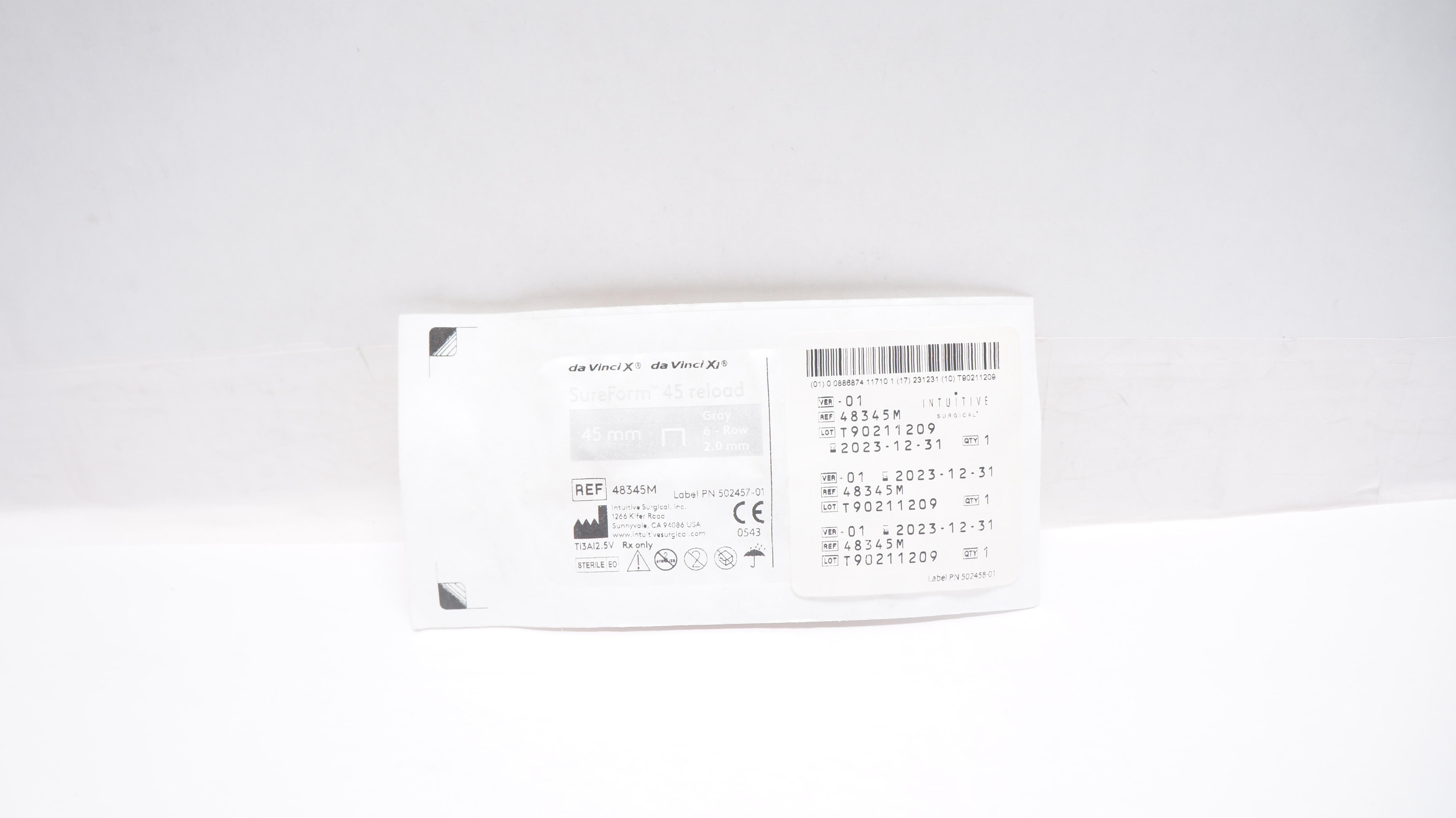 Intuitive 48345M Da Vinci X, Xi SureForm 45mm Reload 6 Row 2.0mm (x)