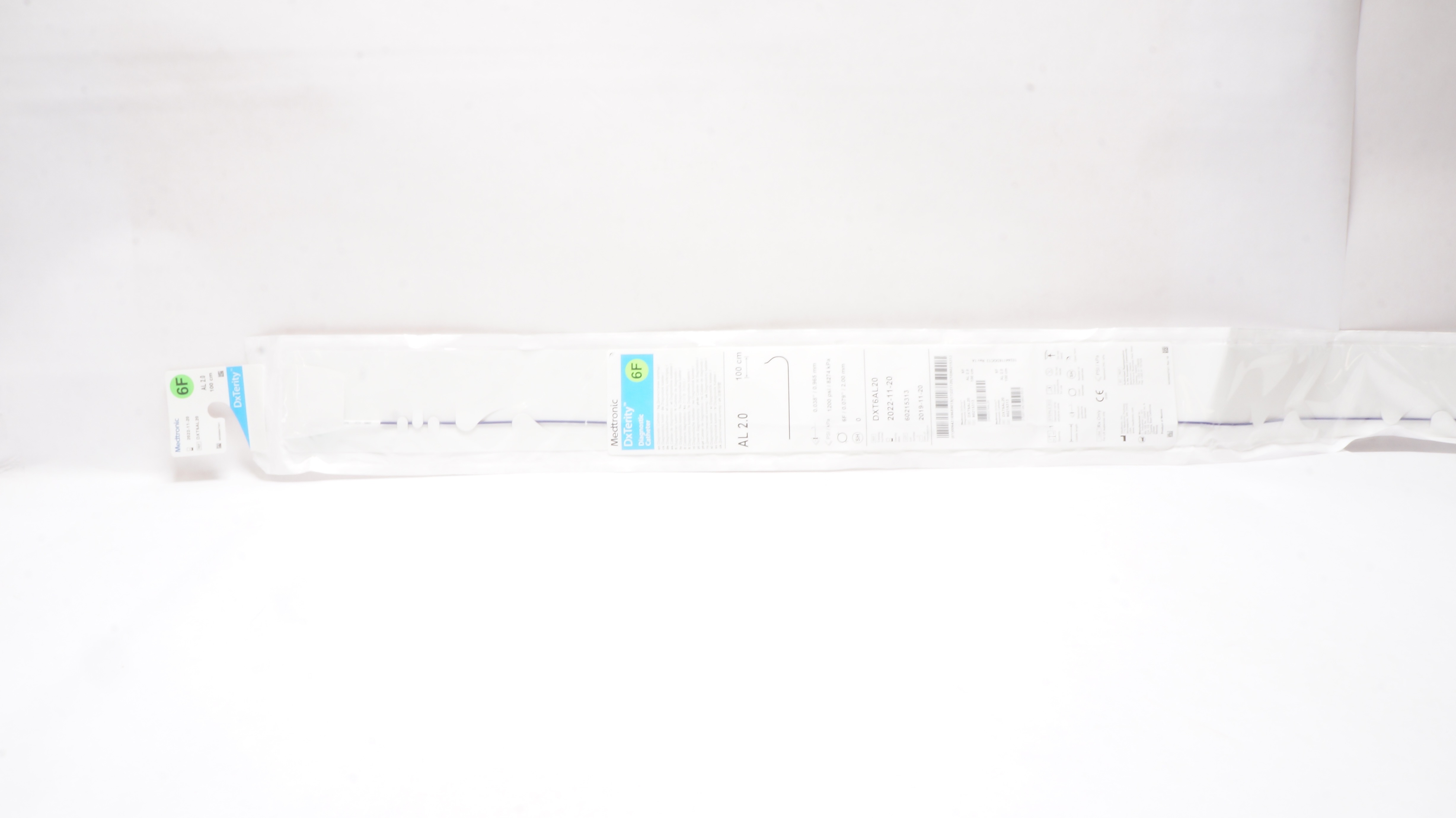 Medtronic DXT6AL20 DxTerity Diagnostic Cath. AL 2.0 6F x 100cm (x)