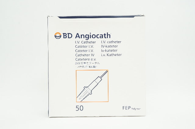 BD 381147 Angiocath I.V. Cath. 18GA x 1.88 inch 79ml/min - Box of 50