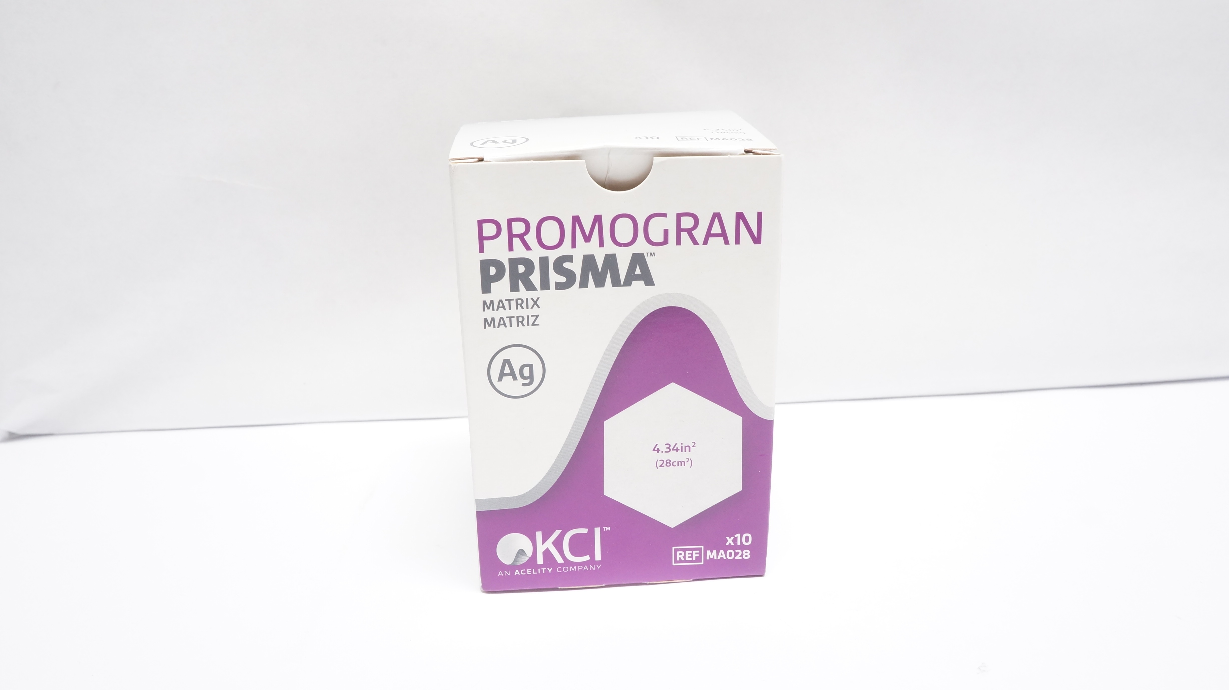 KCI MA028 Acelity Promogran Prisma Ag Matrix 4.34inch 2 (x) - Box of 5