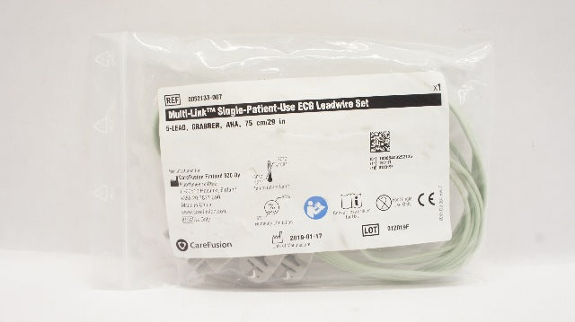CareFusion 2052133-007 Multi-Link Single-Patient -Use ECG Leadwire Set 29inch
