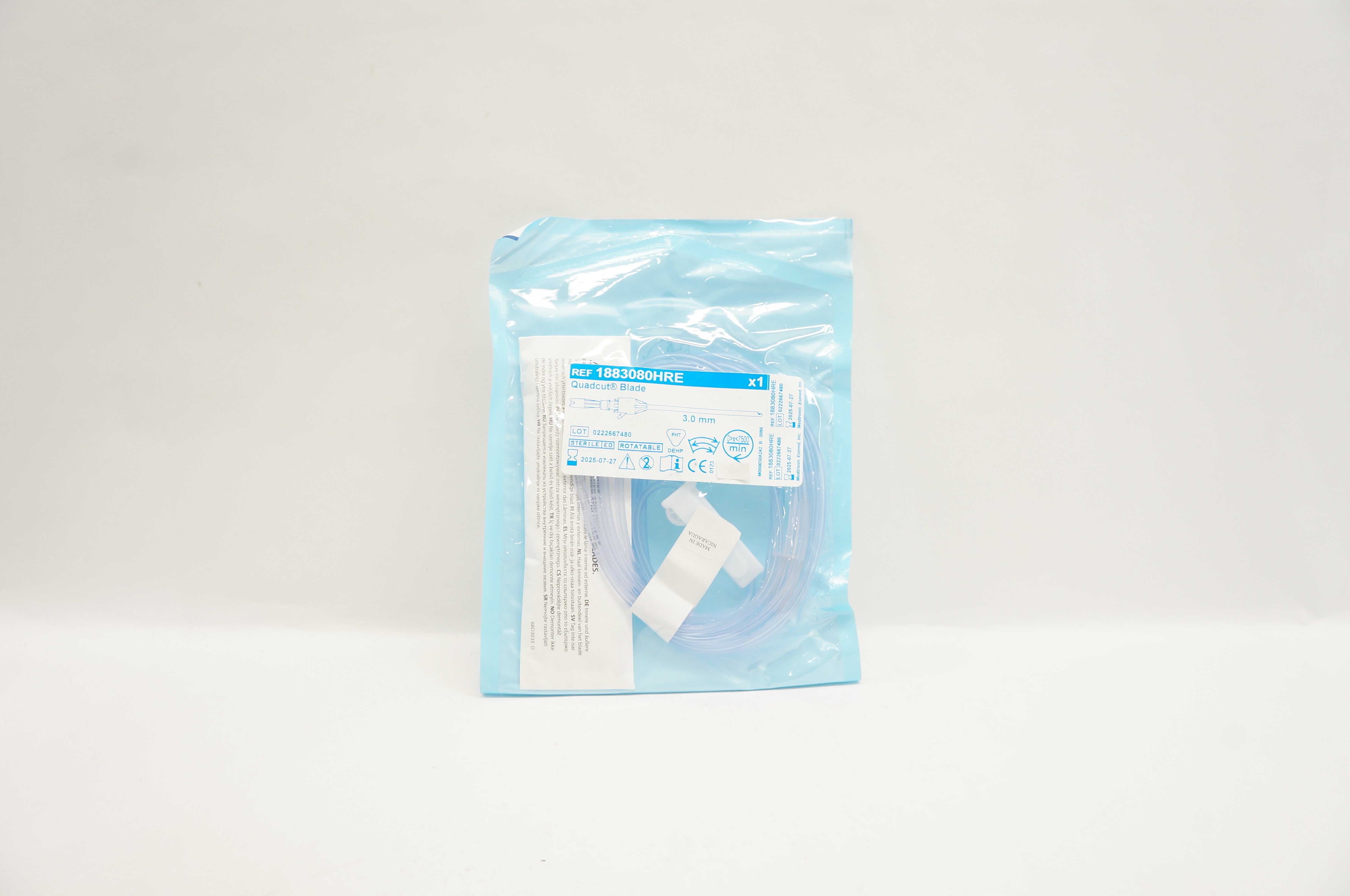 Medline 1883080HRE Quadcut Balde 3.0mm