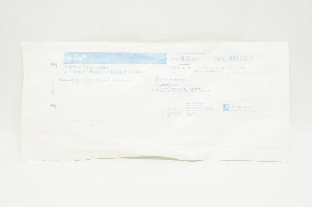 Mallinckrodt 96113 Hi-Lo Tracheal Tube, Cuffed with Lanz Pressure Valve 8.0mm ID