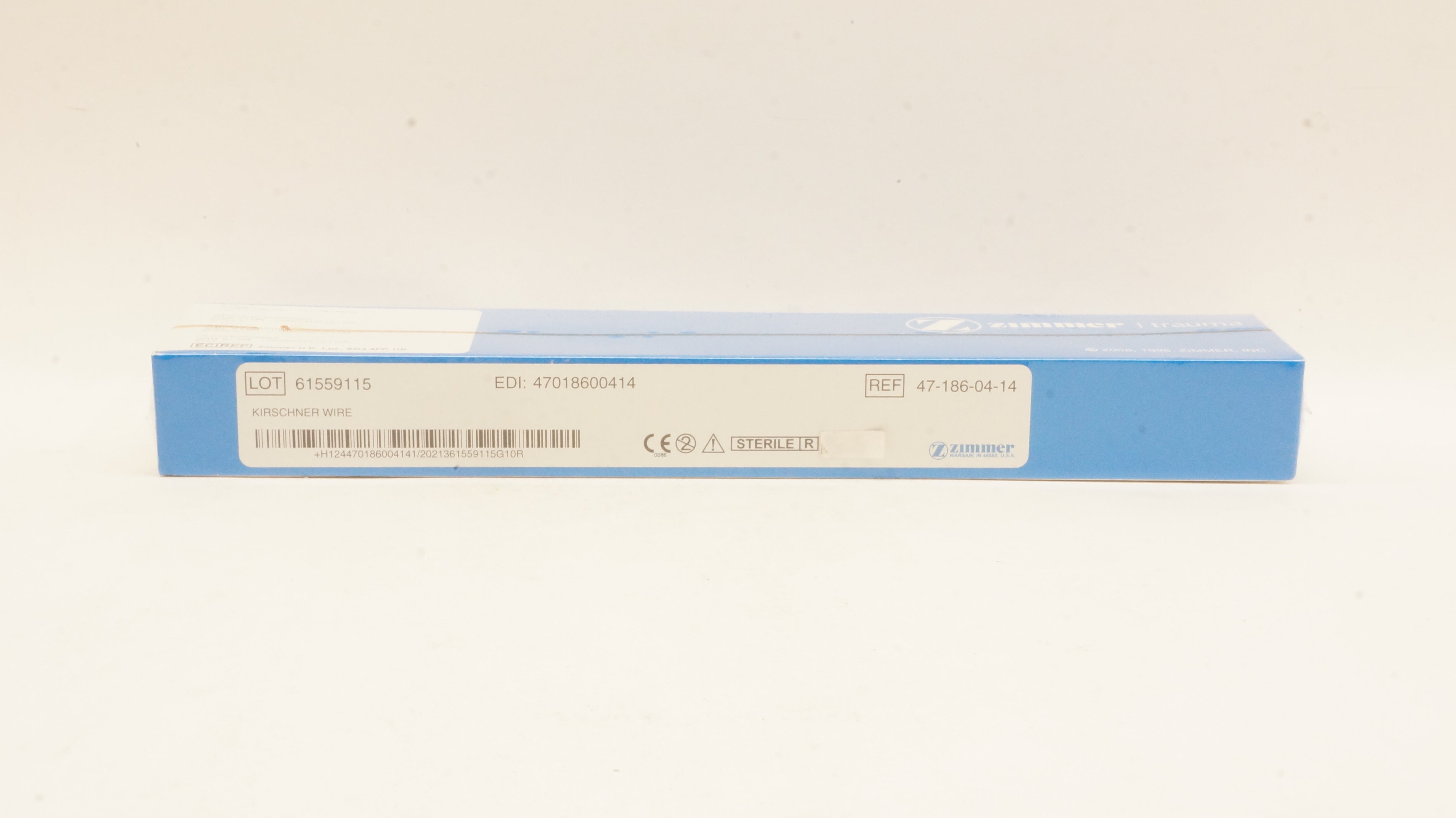 Zimmer 47-186-04-14 Kirschner Wire .028inch x 4 inch - Box of 5 (x)