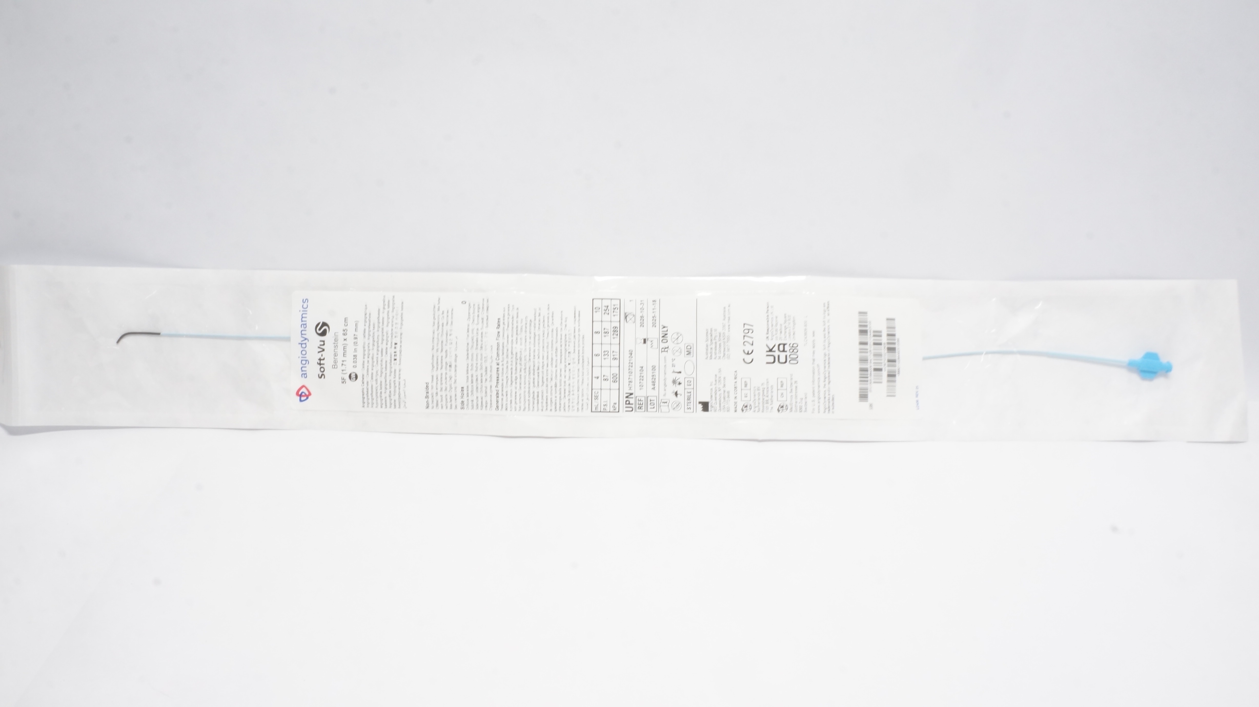 AngioDynamics 10722104 Soft-Vu Berenstein 5F x 65cm, 0.038In Cath.