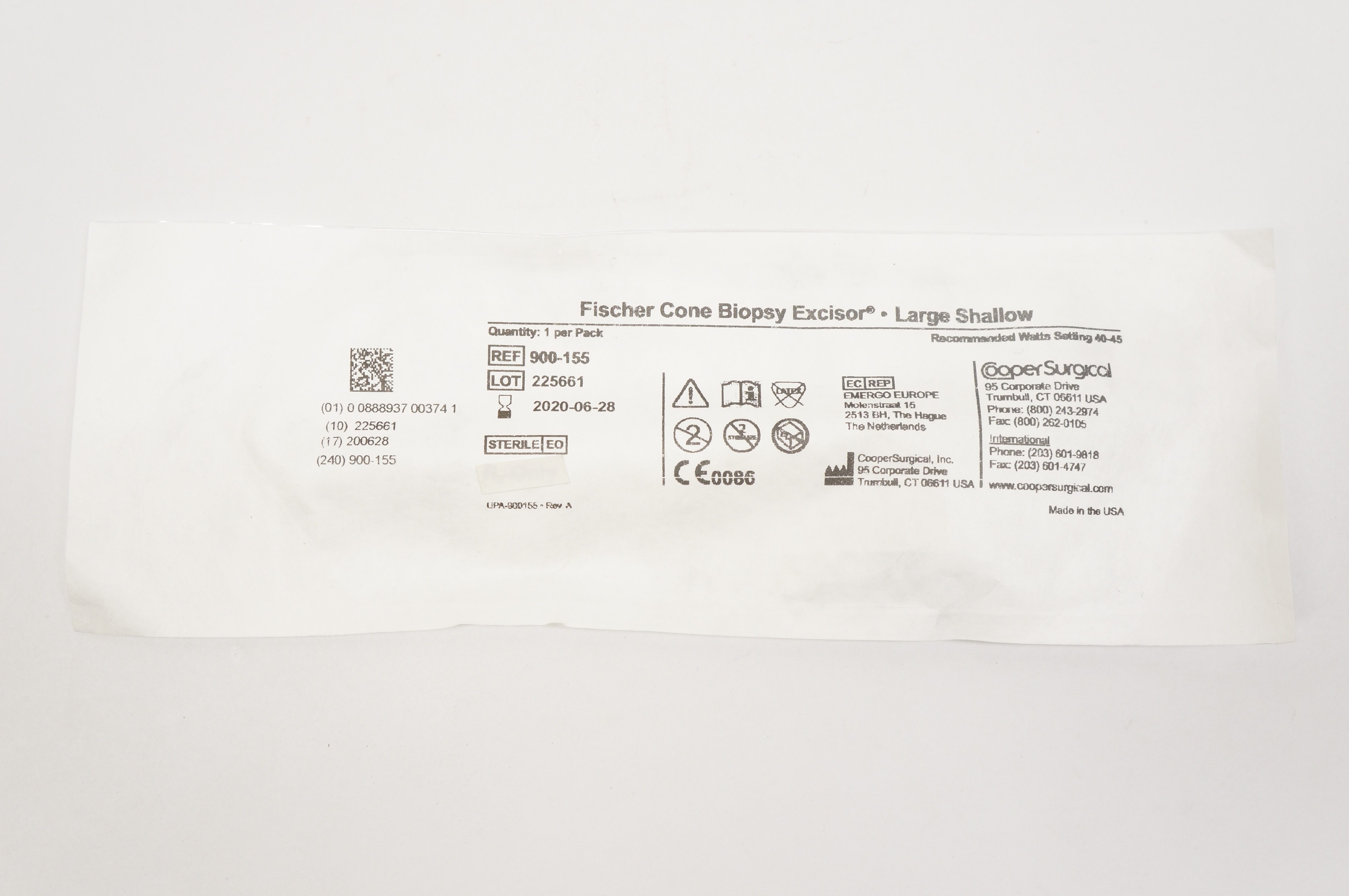 Cooper Surgical 900-155 Fischer Cone Biopsy Excisor - Large Shallow (x)