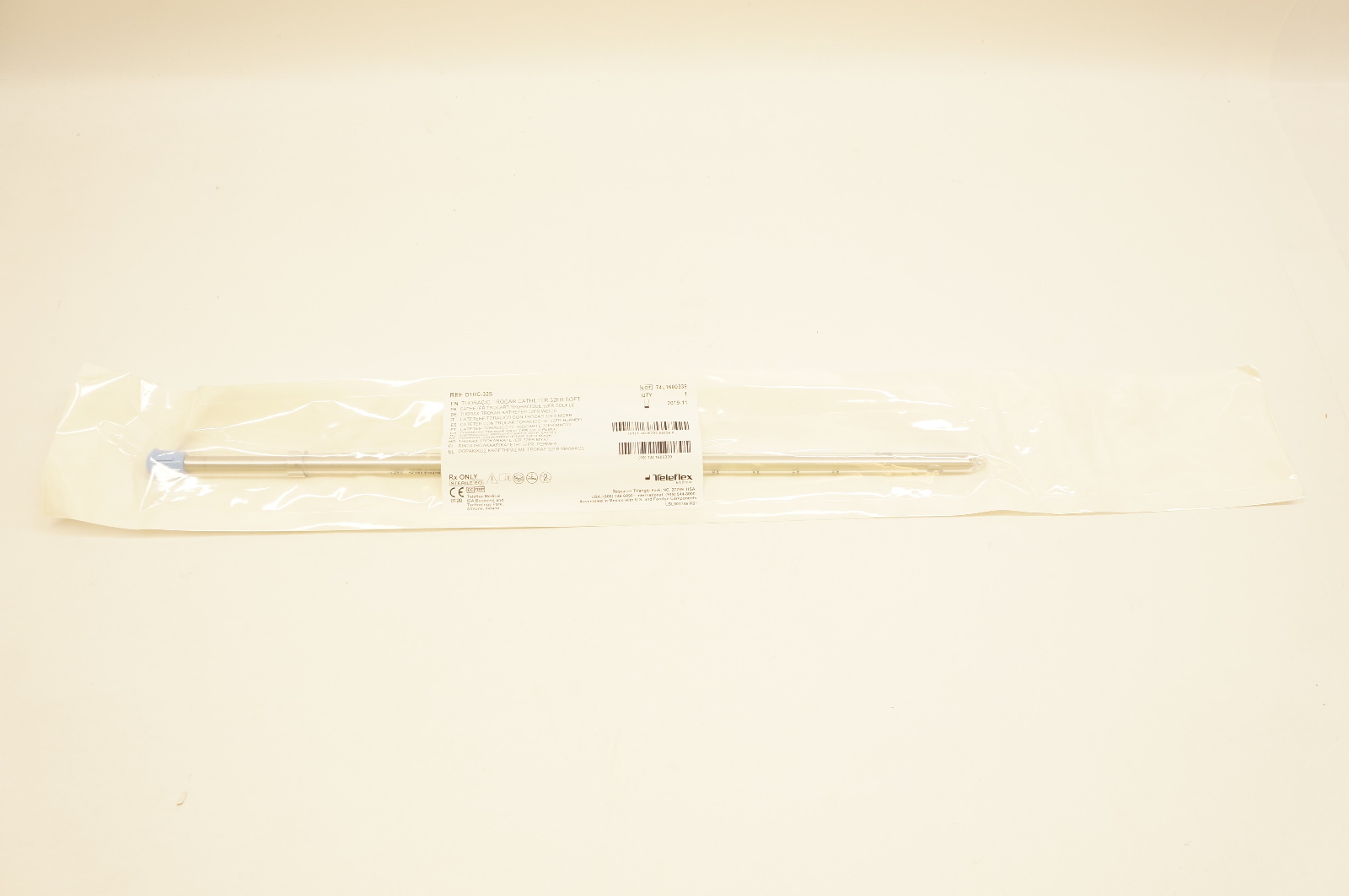 Teleflex DTRC-32S Thoracic Trocar Cath. 32Fr. Soft (x)