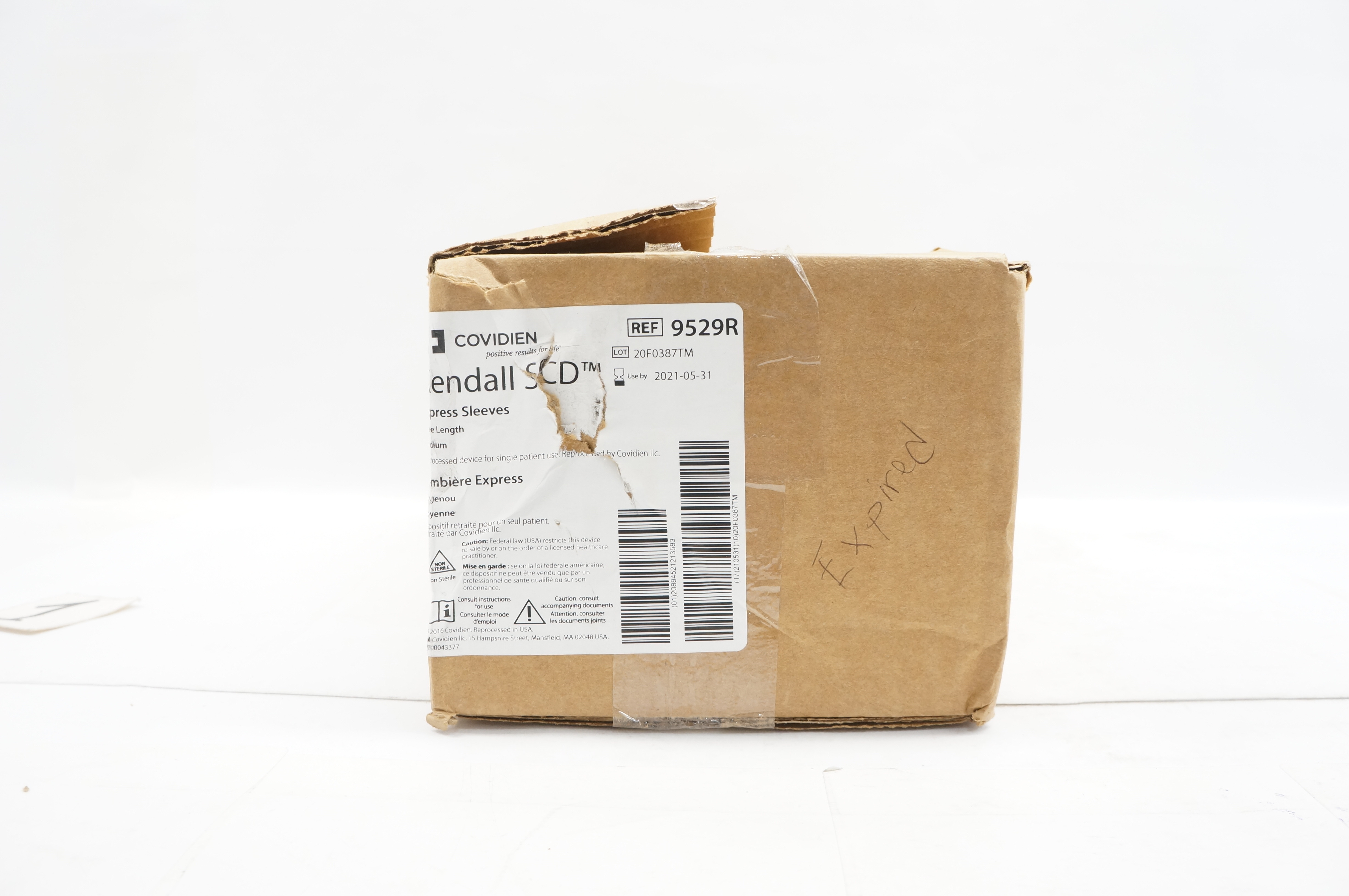Covidien 9529R Kendall SCD Express Sleeves Knee Length Medium - Case of 5 (x)