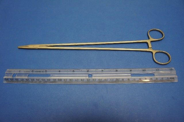Columbia Holder Stre Ndle Debakey 12" Serrated Tungsten Carb Jaws