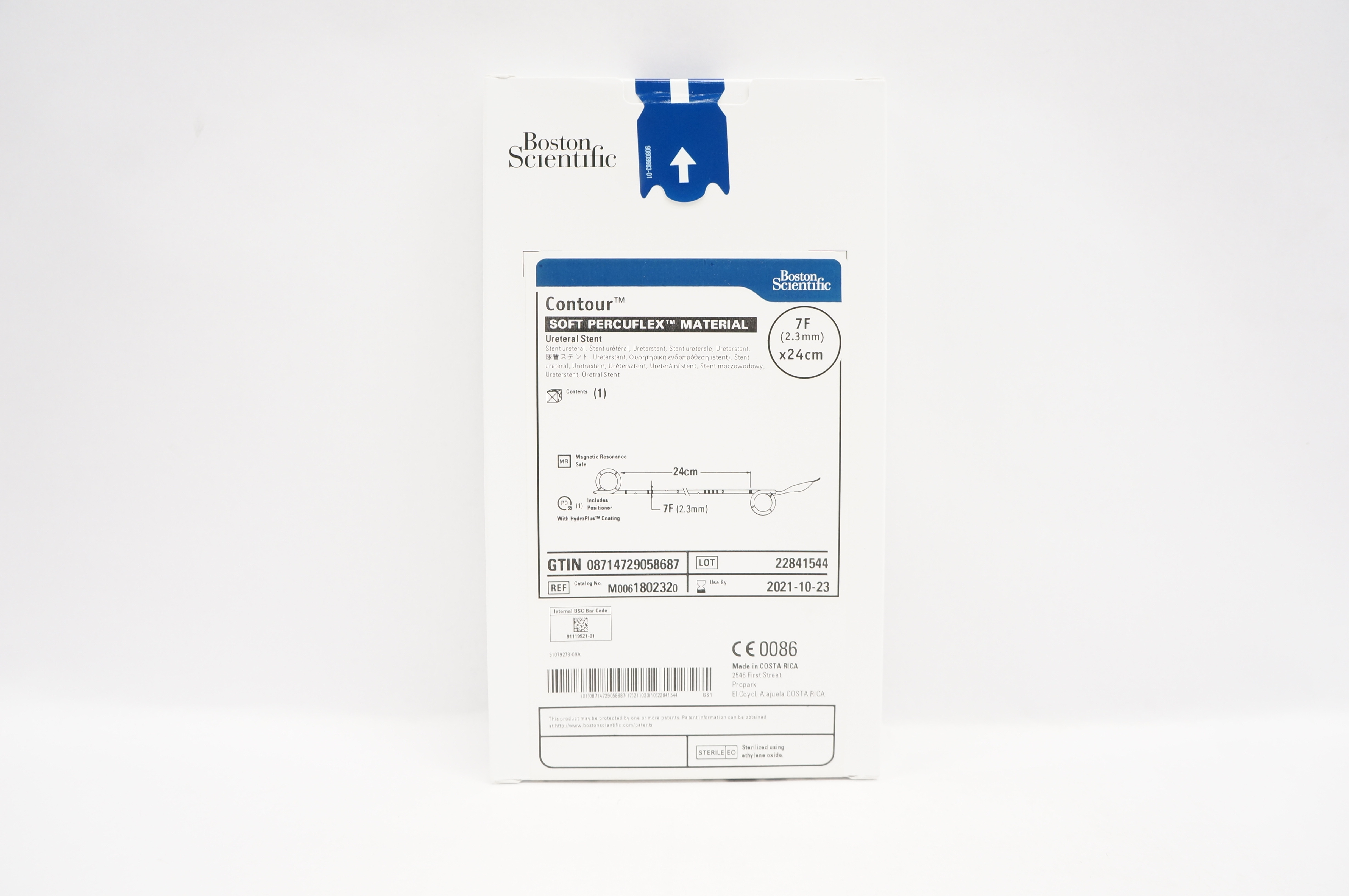 Boston Scientific 180232 Soft Percuflex Material Ureteral Stnt 7F x 24cm (x)