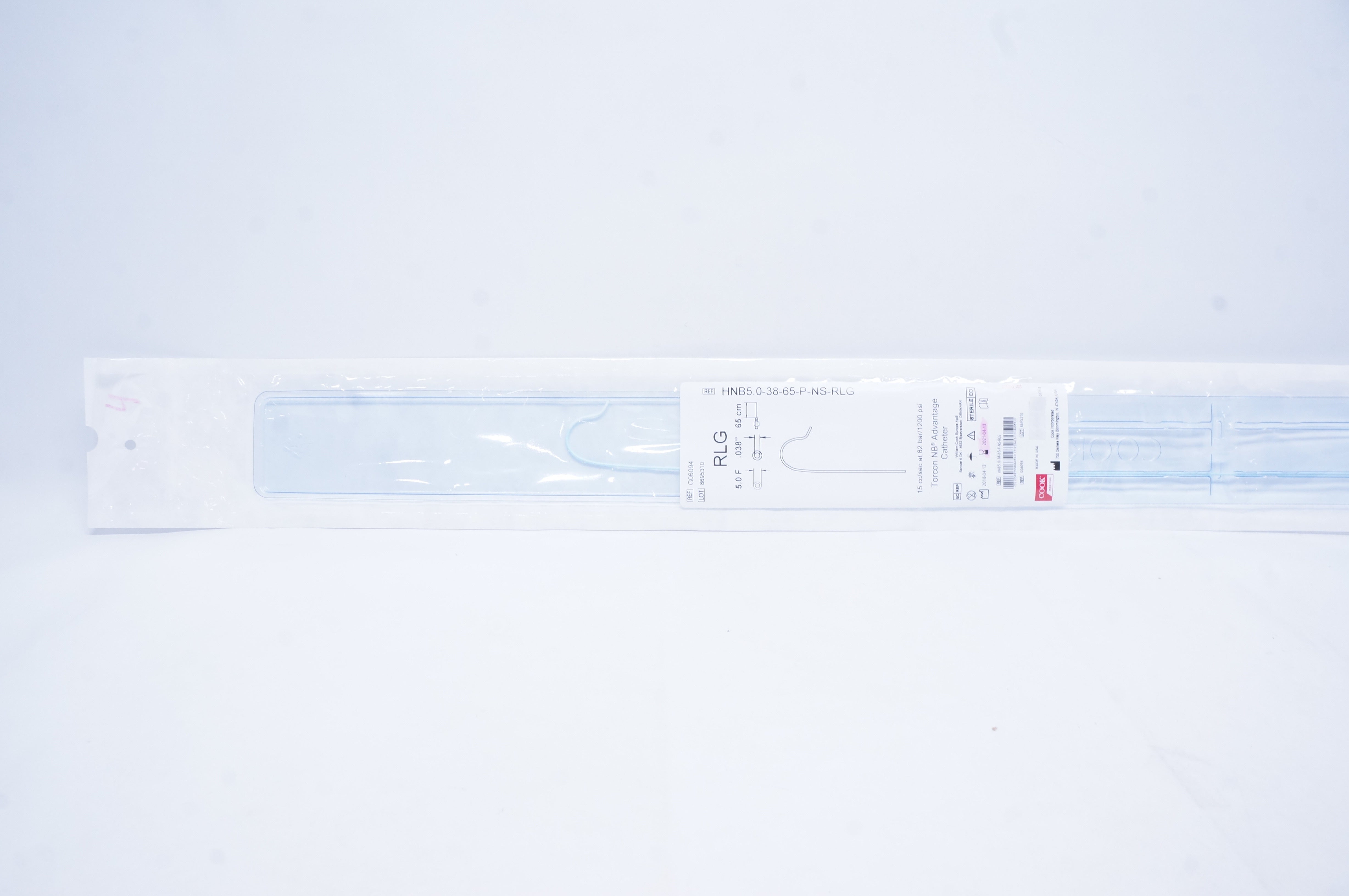 Cook Medical G06094 Torcon NB Advantage Cath. RLG 5.0F .038inch 65cm (x)