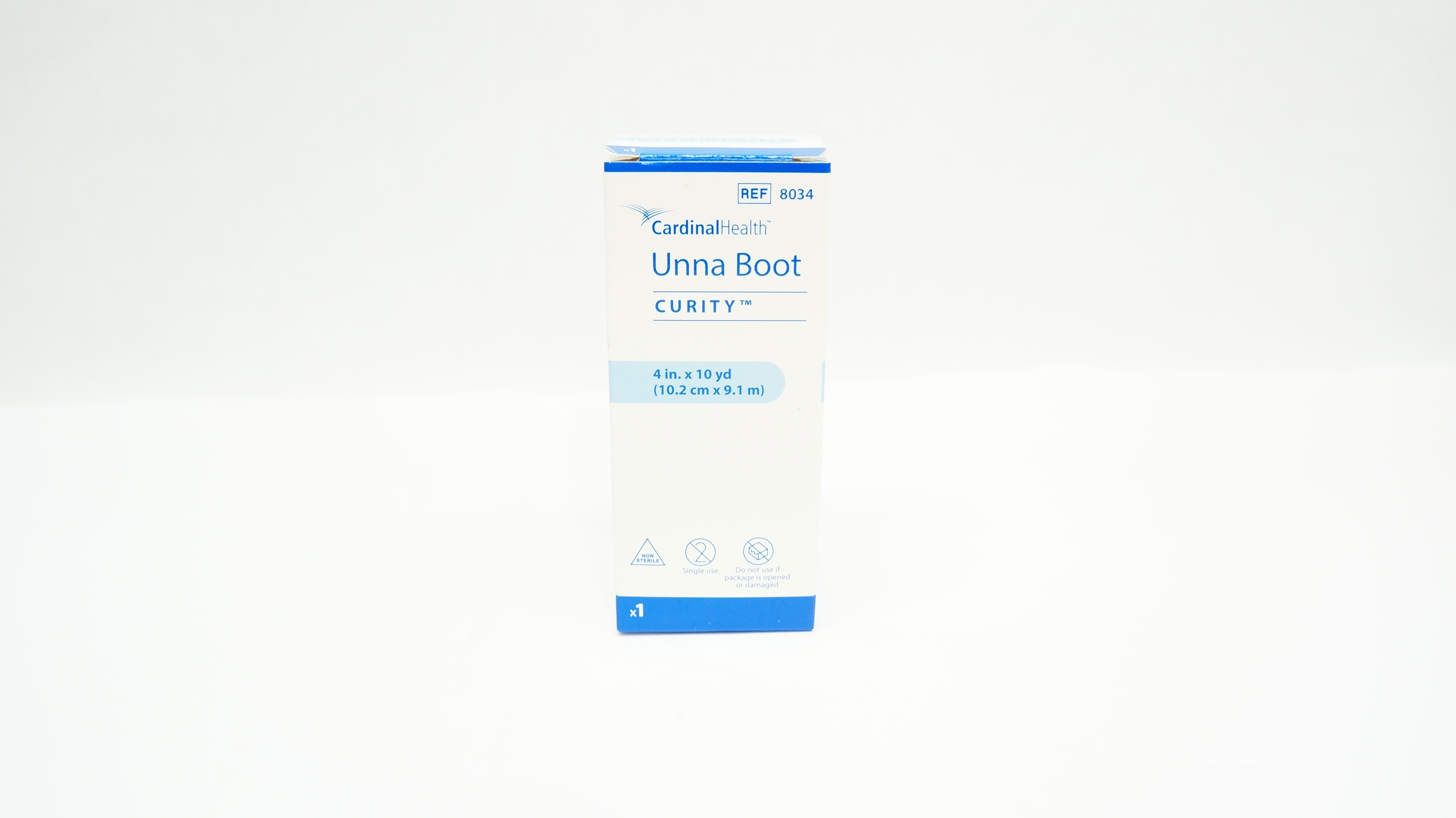 Cardinal Health 8034 Curity Unna Boot 4 inch x 10 yd