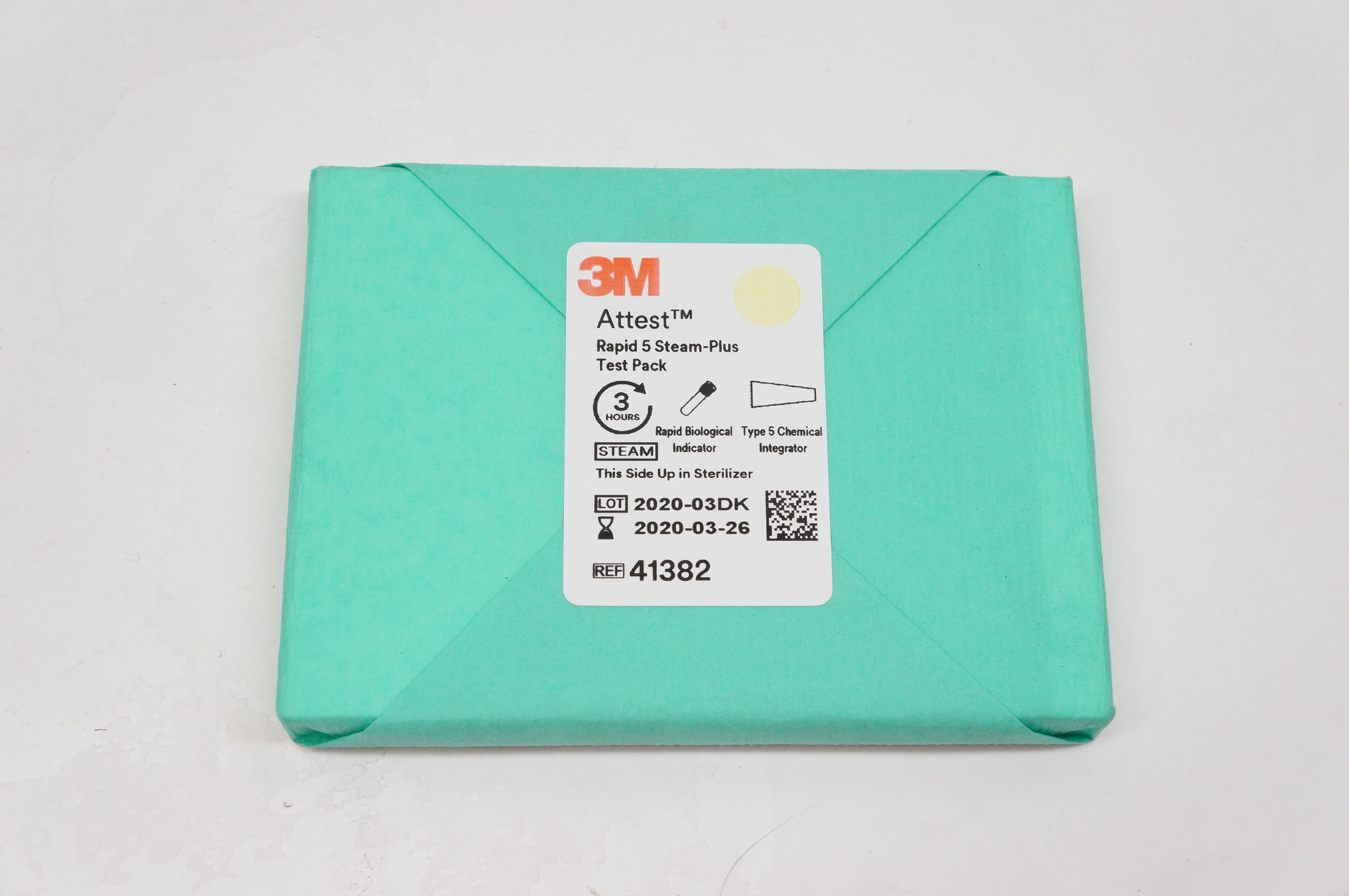 3M 41382 Attest Rapid 5 Steam-Plus Test Pack 3 Hours (x)