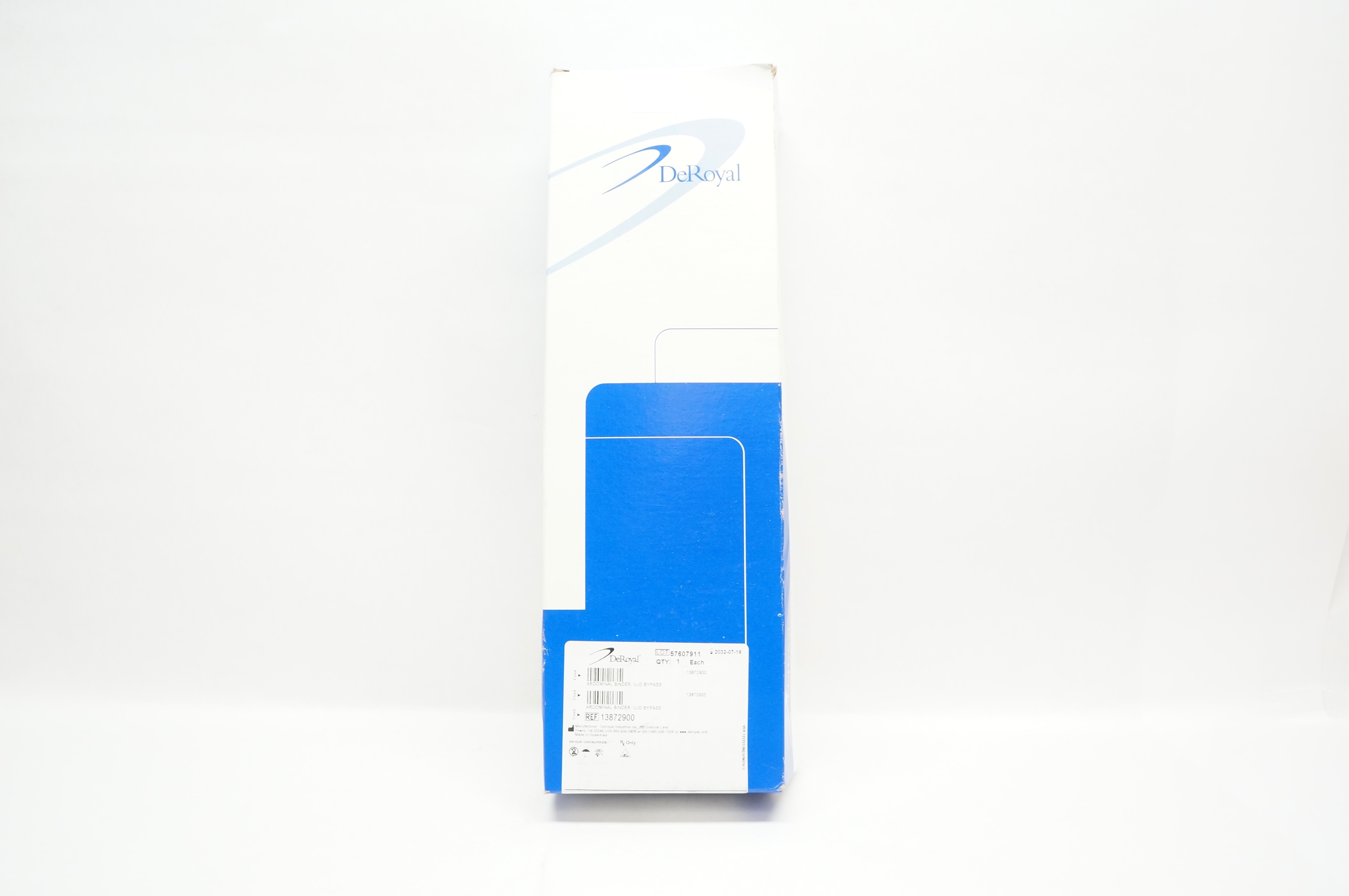 DeRoyal 13872900 Abdominal Binder ILIO Bypass, Universal/X-Long, 15inch