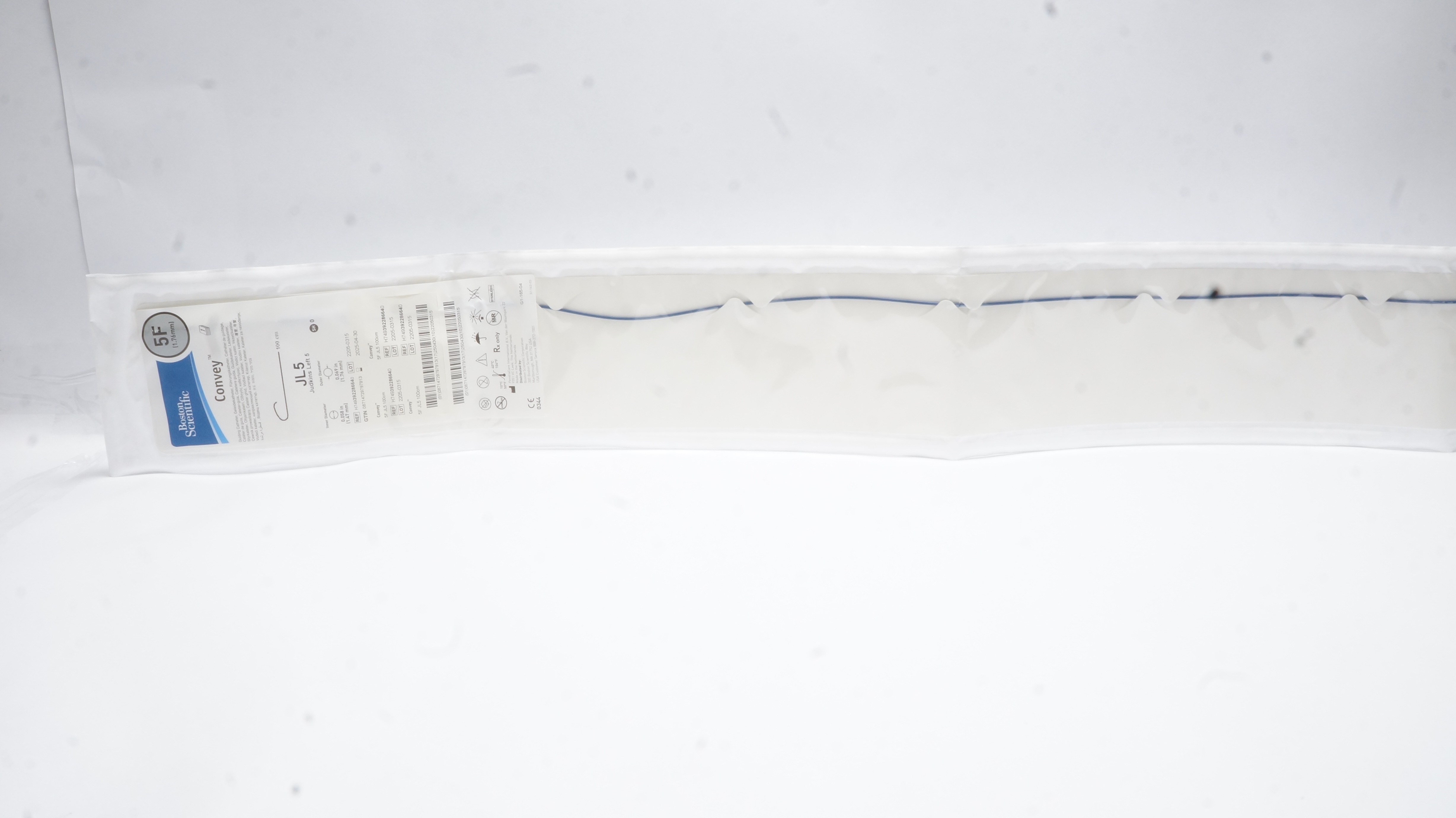 Boston Scientific H749392286640 JL5 Convey Guiding Cath. 5F, 100cm