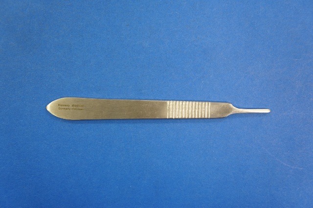 Hevesy Medical Handle Surgical Knife Detachable Blade Size 3 Narrow Nose 5inch
