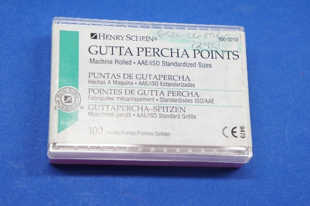 Henry Schein 100-0210 Gutta Percha Points Size 35 100pcs