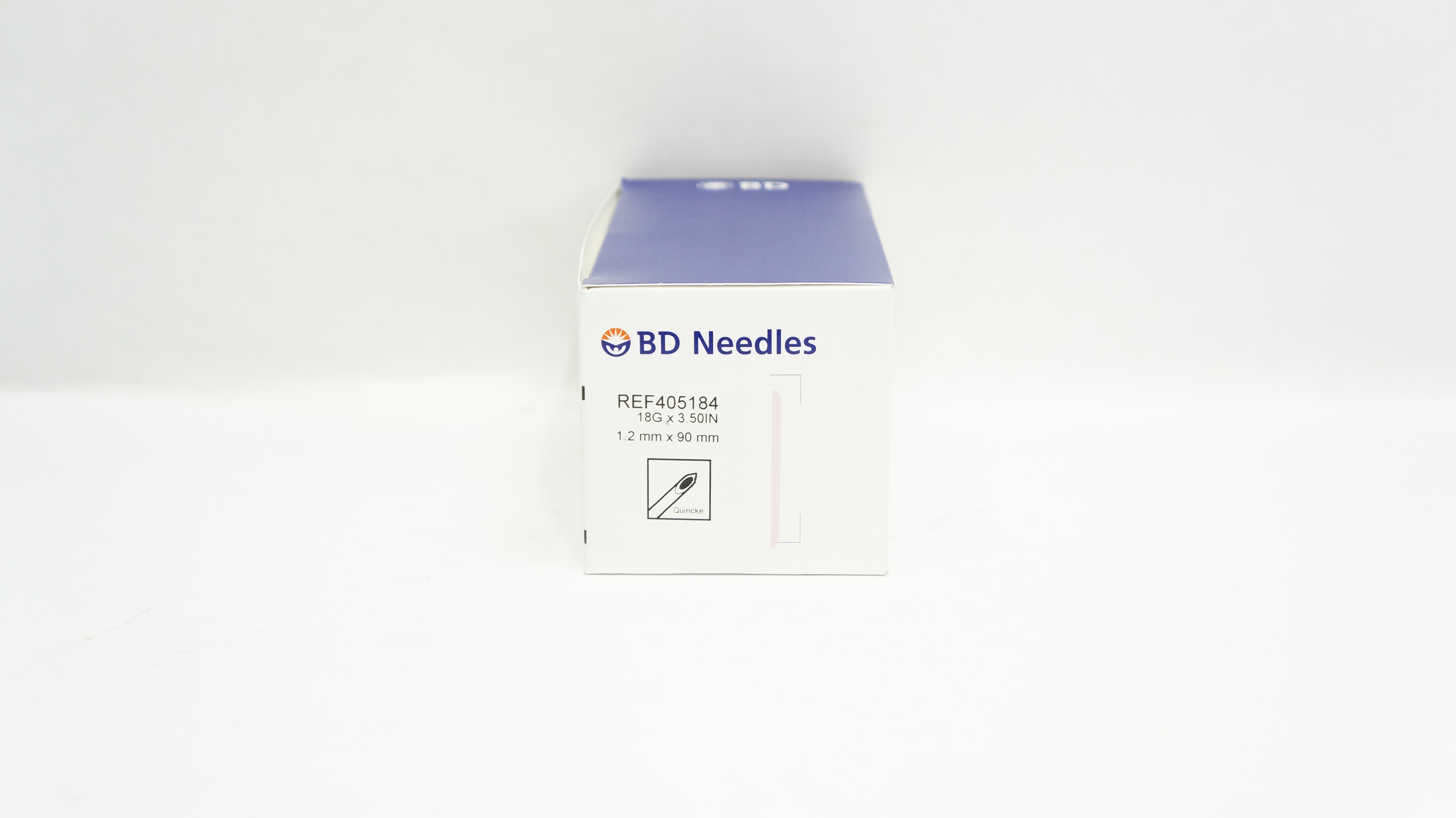 BD 405184 Spinal Ndle Quincke Type Point 18GA x 3.50inch  - Box of 25