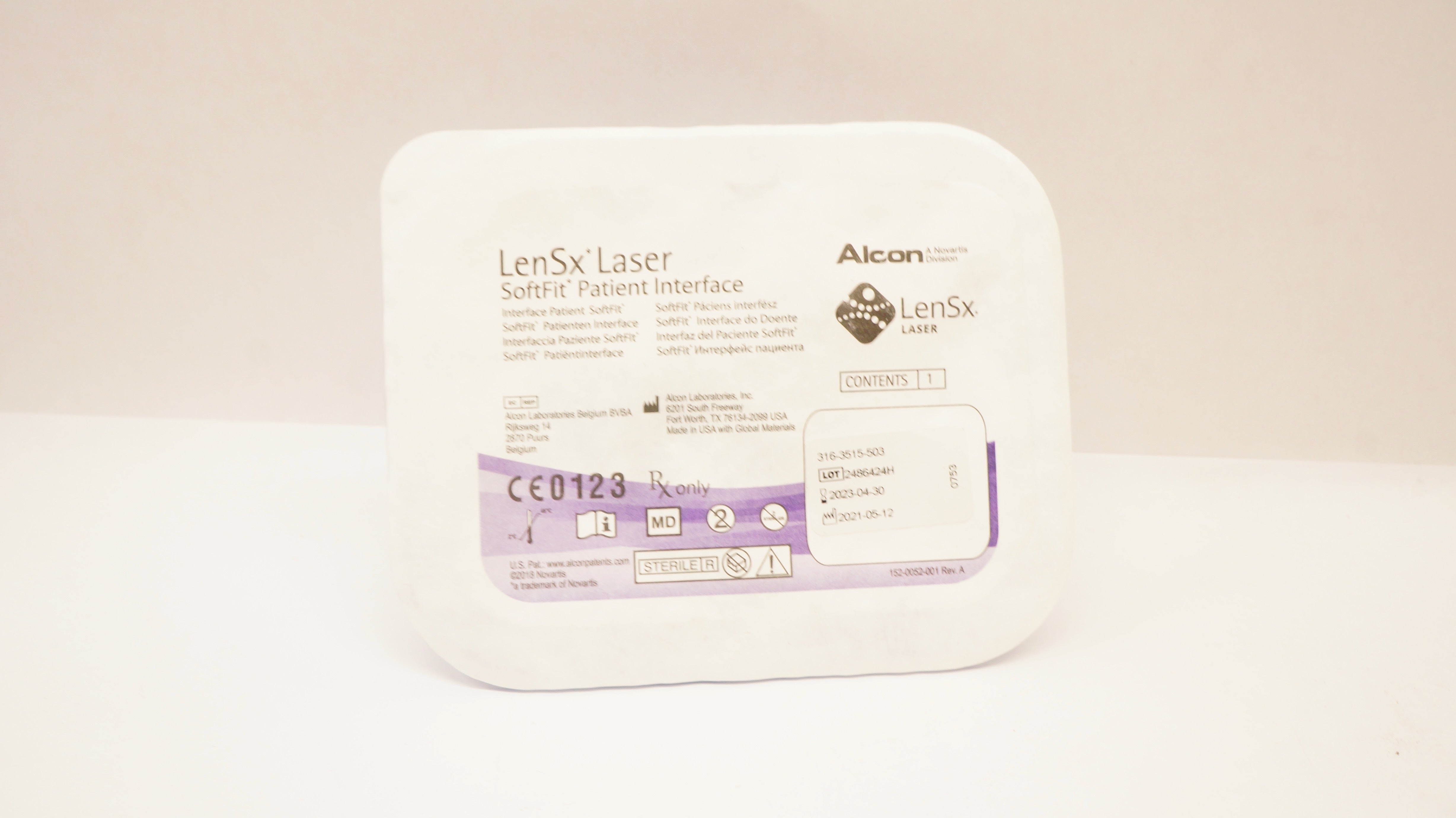 Alcon LenSx Laser SoftFit Patient Interface