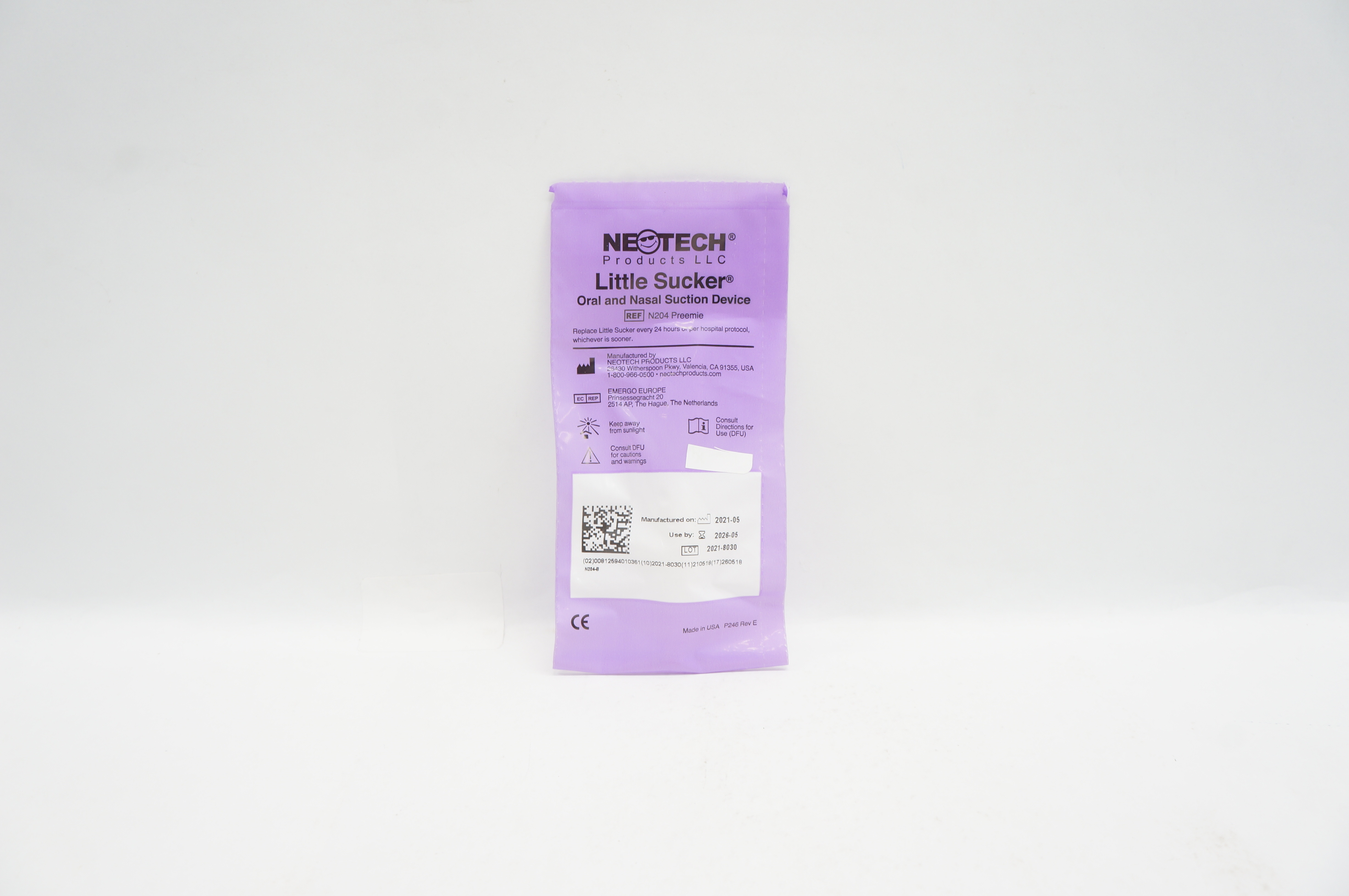 Neotech N204 Preemie Little Sucker Oral and Nasal Suction Device