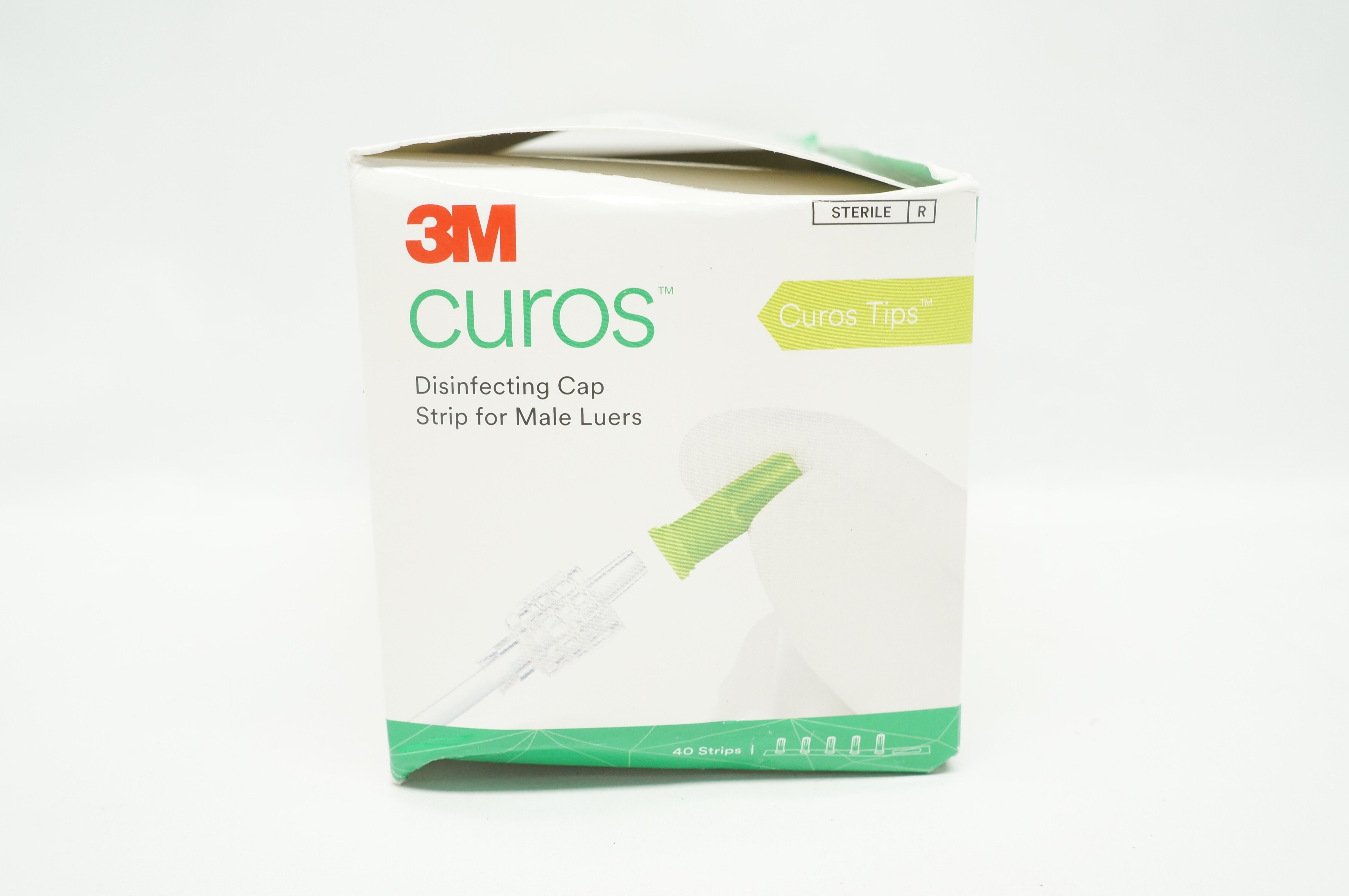 3M CM5-200 Curos Disinfecting Cap Strip for Male Luers - Box of 40